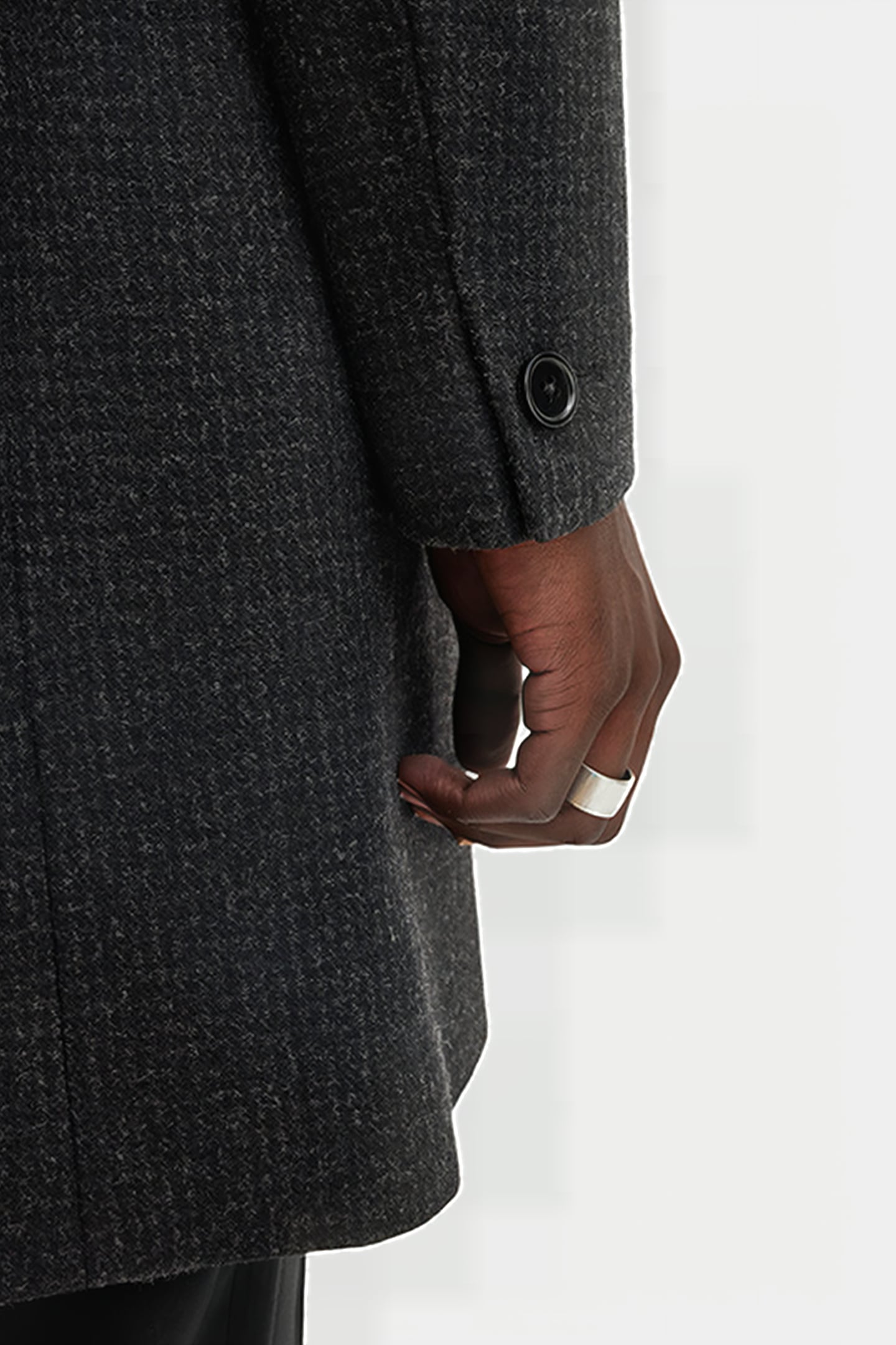WIXX COAT CINDER BLACK MARL 8