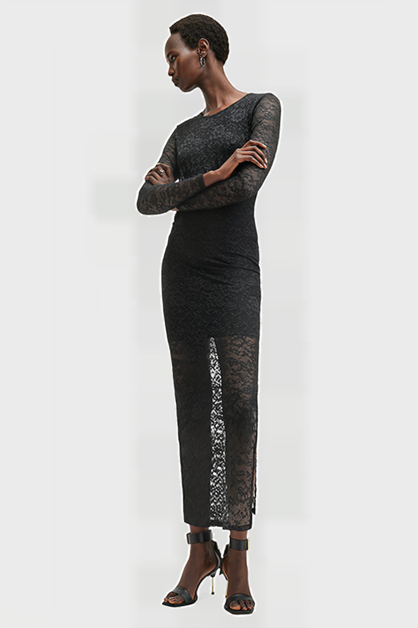 EDANA LACE DRESS BLACK 5