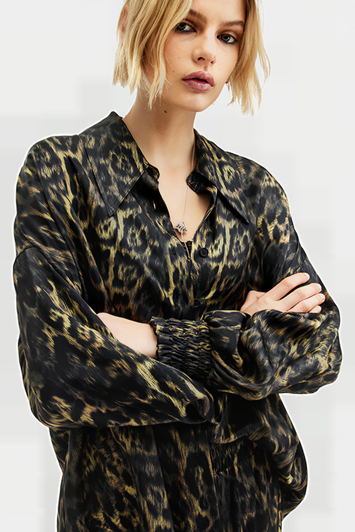 CHARLI SHIRT JINX GOLDEN BROWN 7