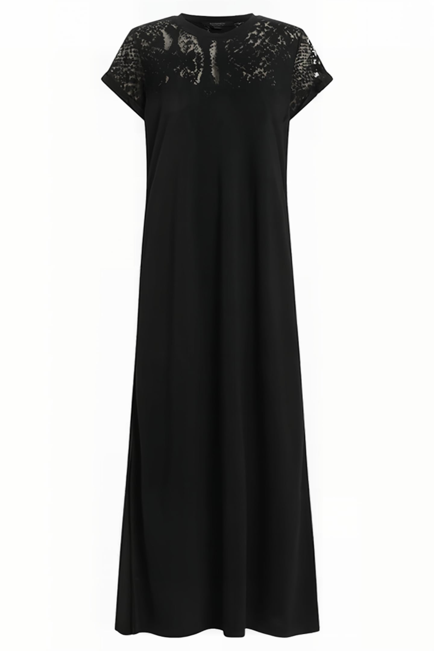 ANNA SNK MAXI DRESS BLACK 3