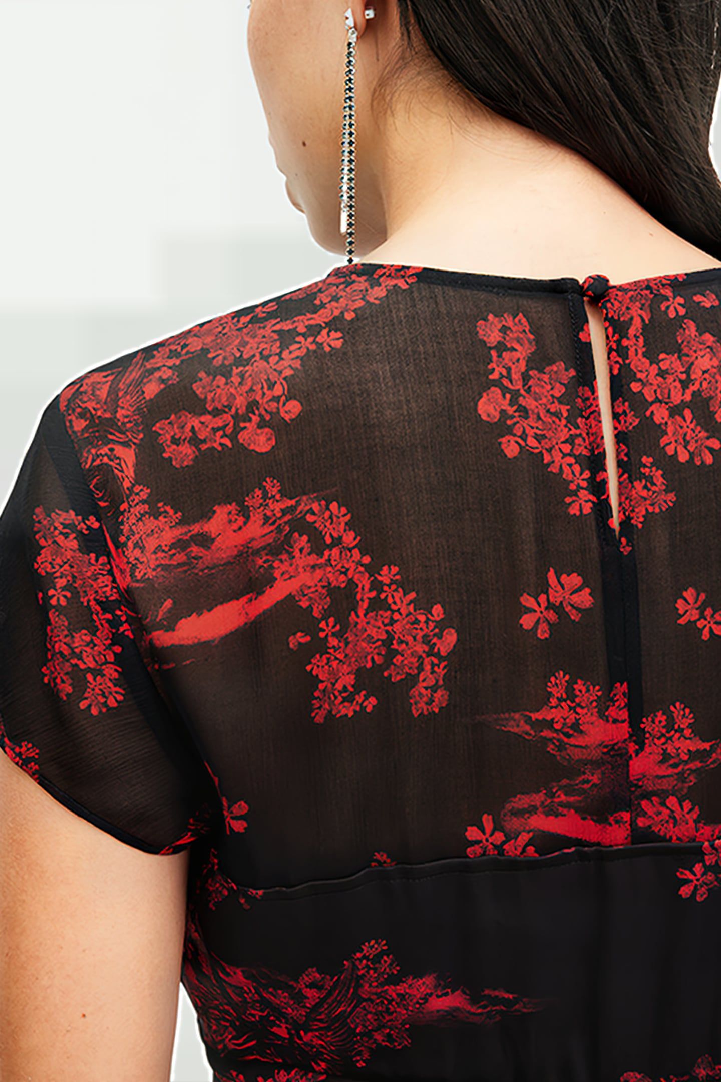 TASHA DRESS MARIA SIREN RED 5