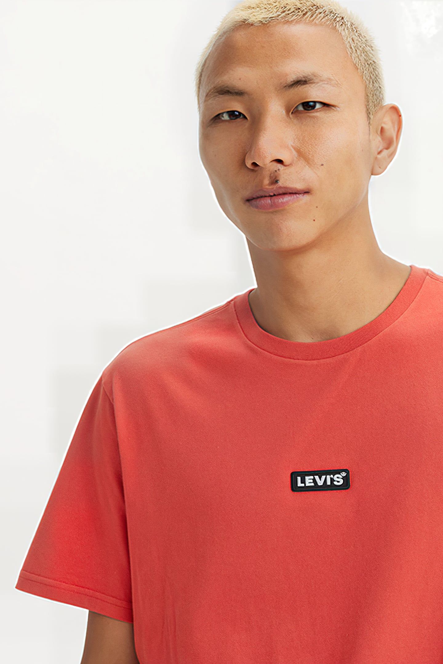 SS RELAXED BABY TAB T SUNDOWN RED 5