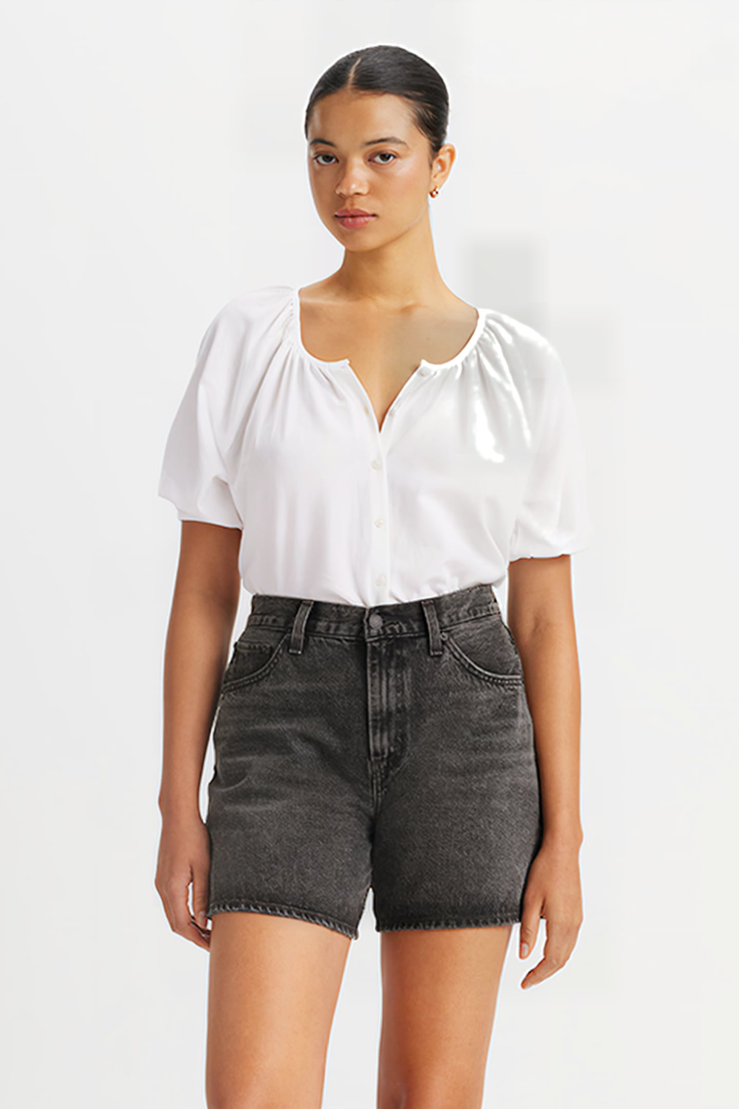 LEANNE BLOUSE BRIGHT WHITE 1