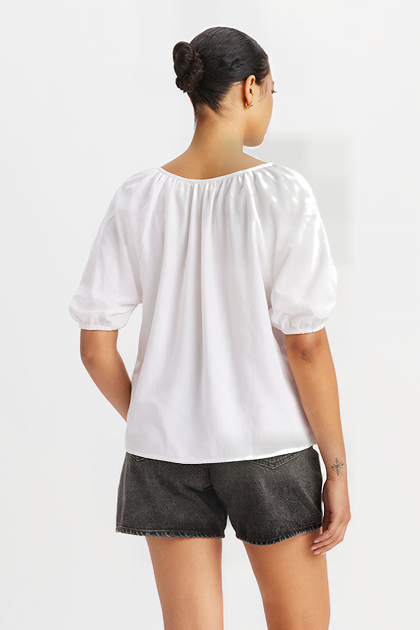 LEANNE BLOUSE BRIGHT WHITE 2