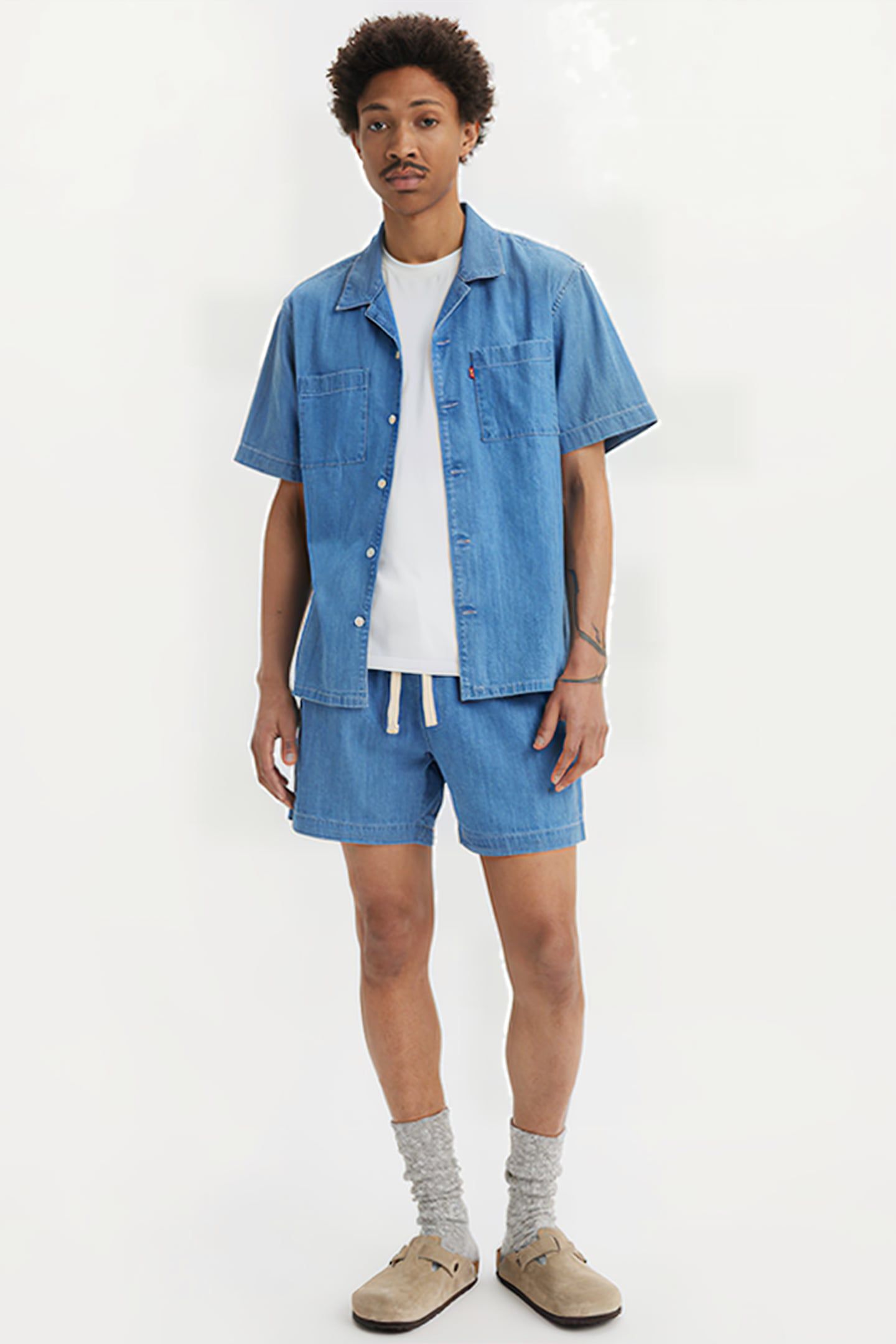 XX CHINO EASY SHORT SUN STARES DENIM 5