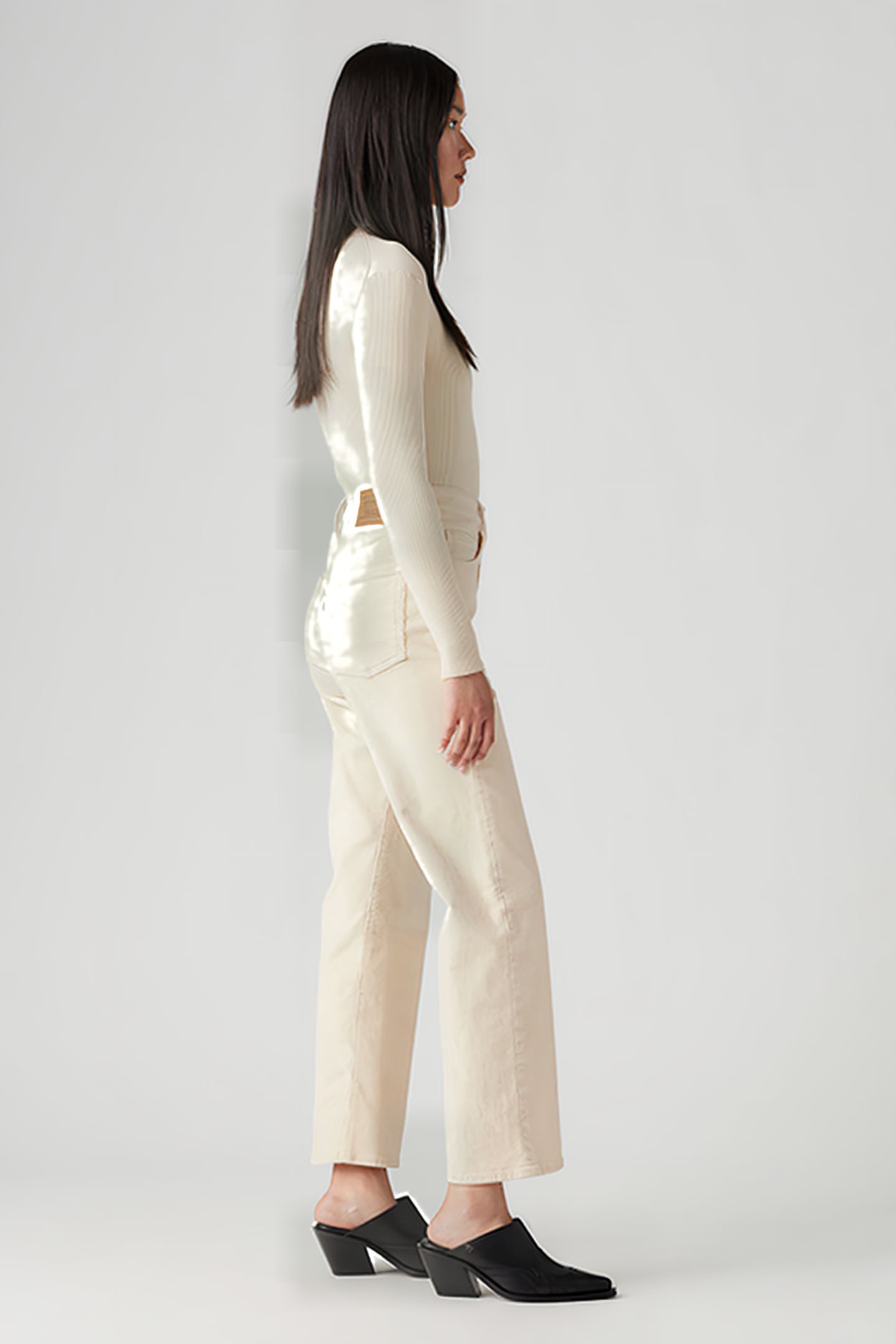 RIBCAGE STR ANKLE ZIP ND WHITE SWAN CORD 5