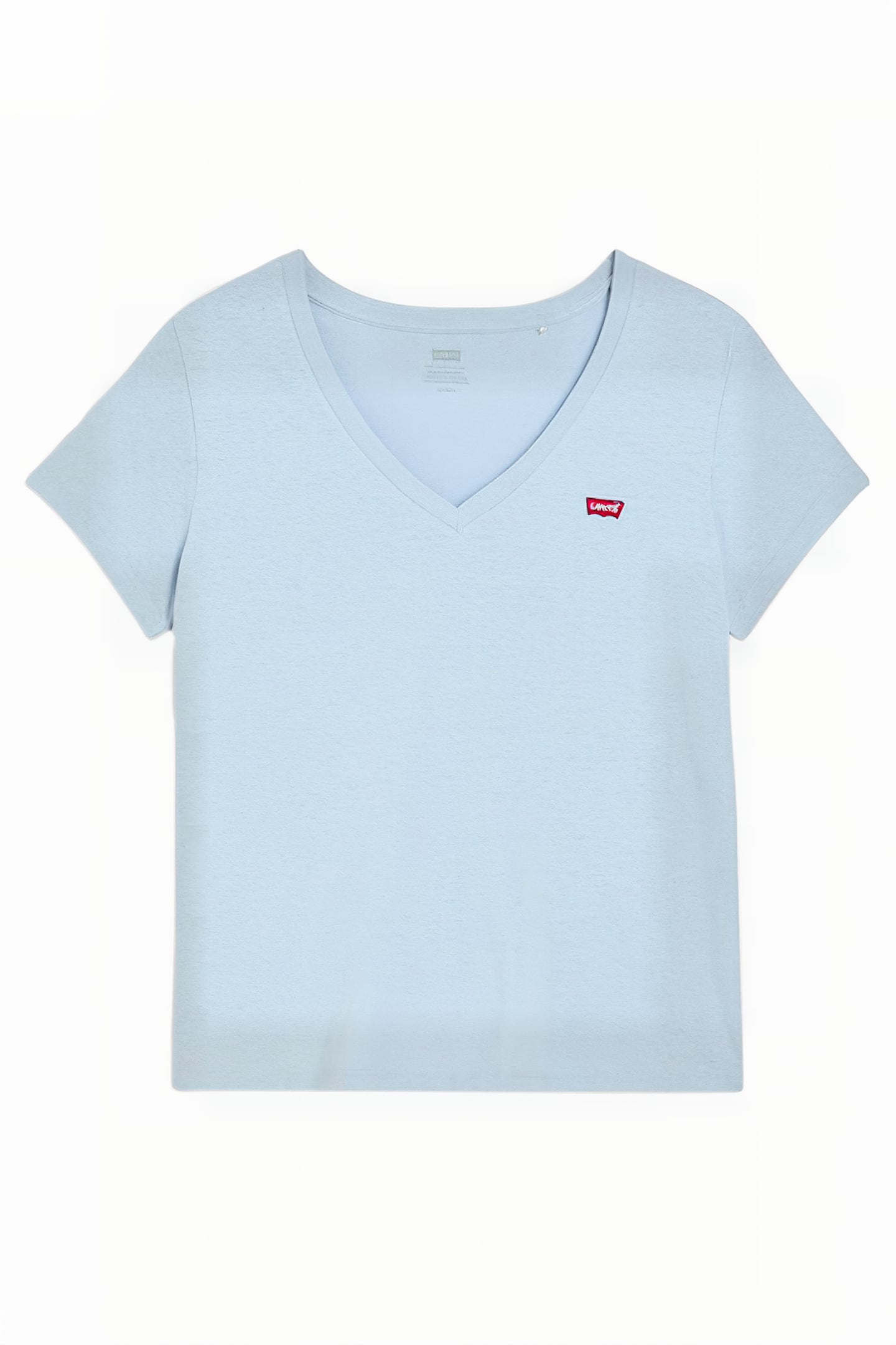 PERFECT SLUB VNECK NIAGARA MIST SLUB 3