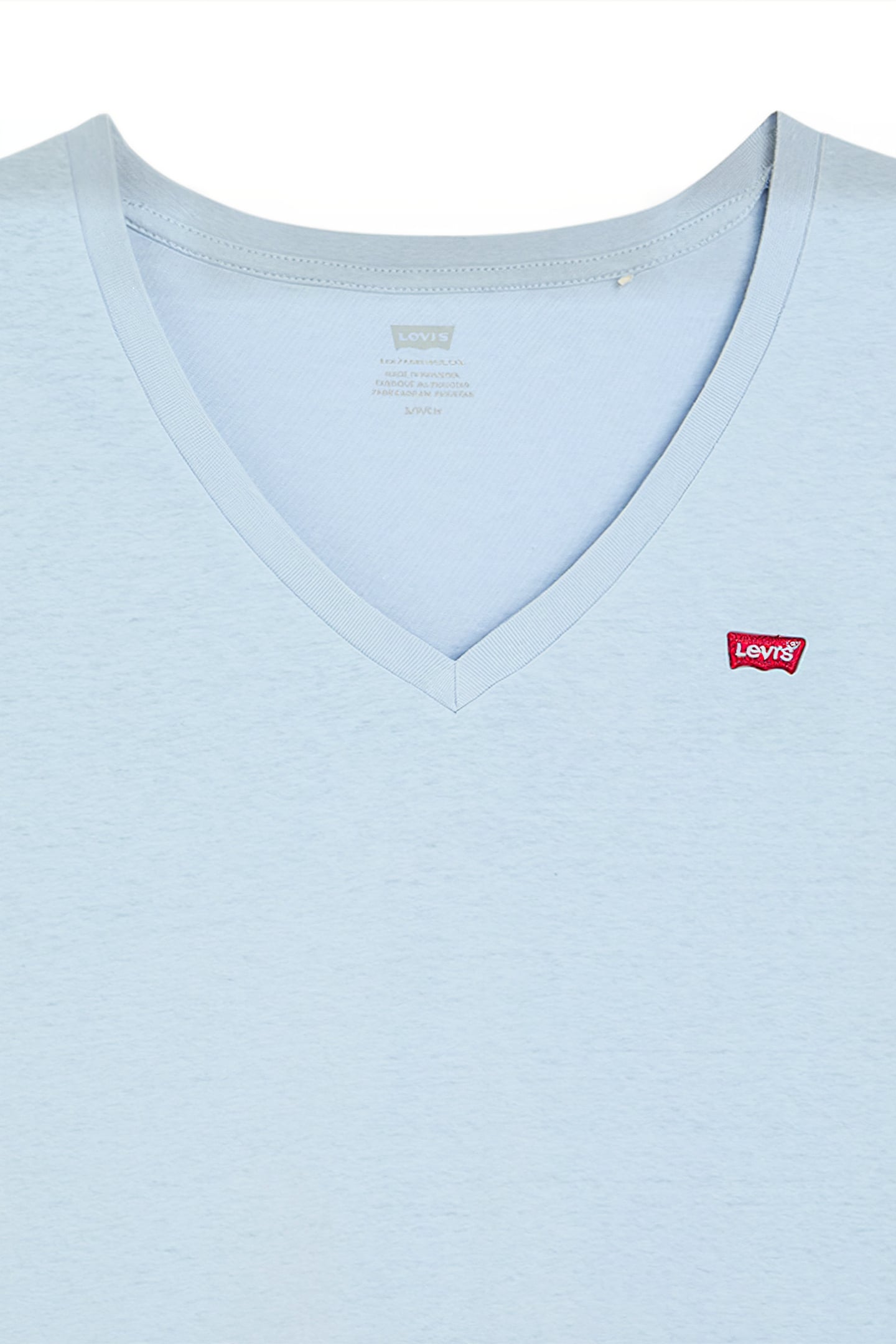 PERFECT SLUB VNECK NIAGARA MIST SLUB 7