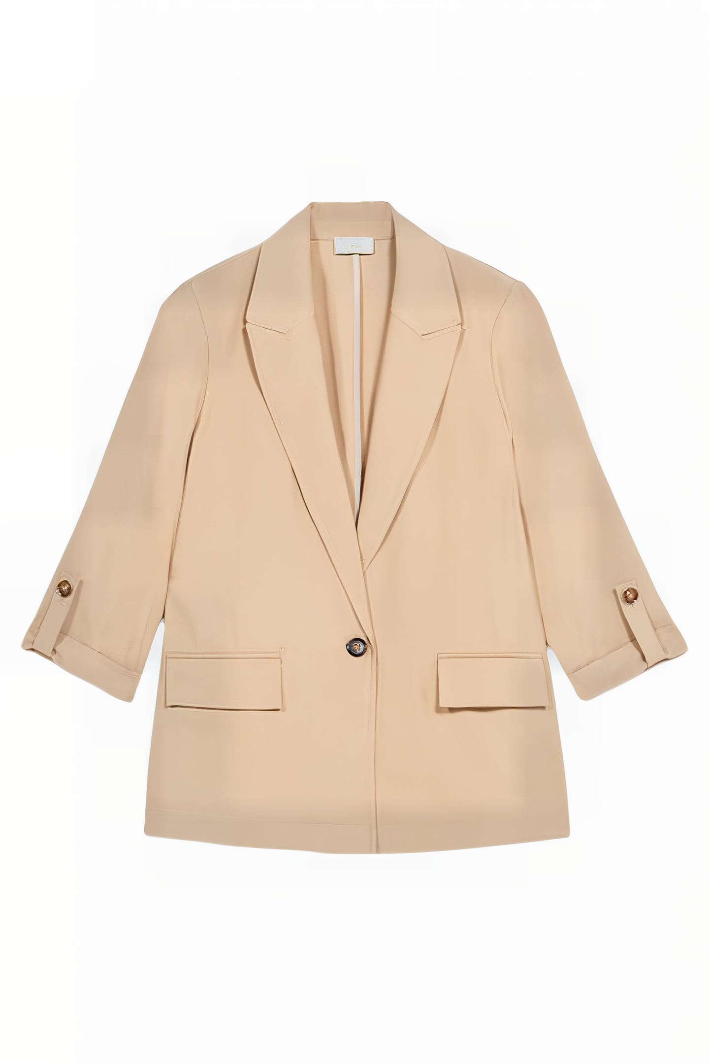 VISCOSE TWILL BLAZER NATURAL 3