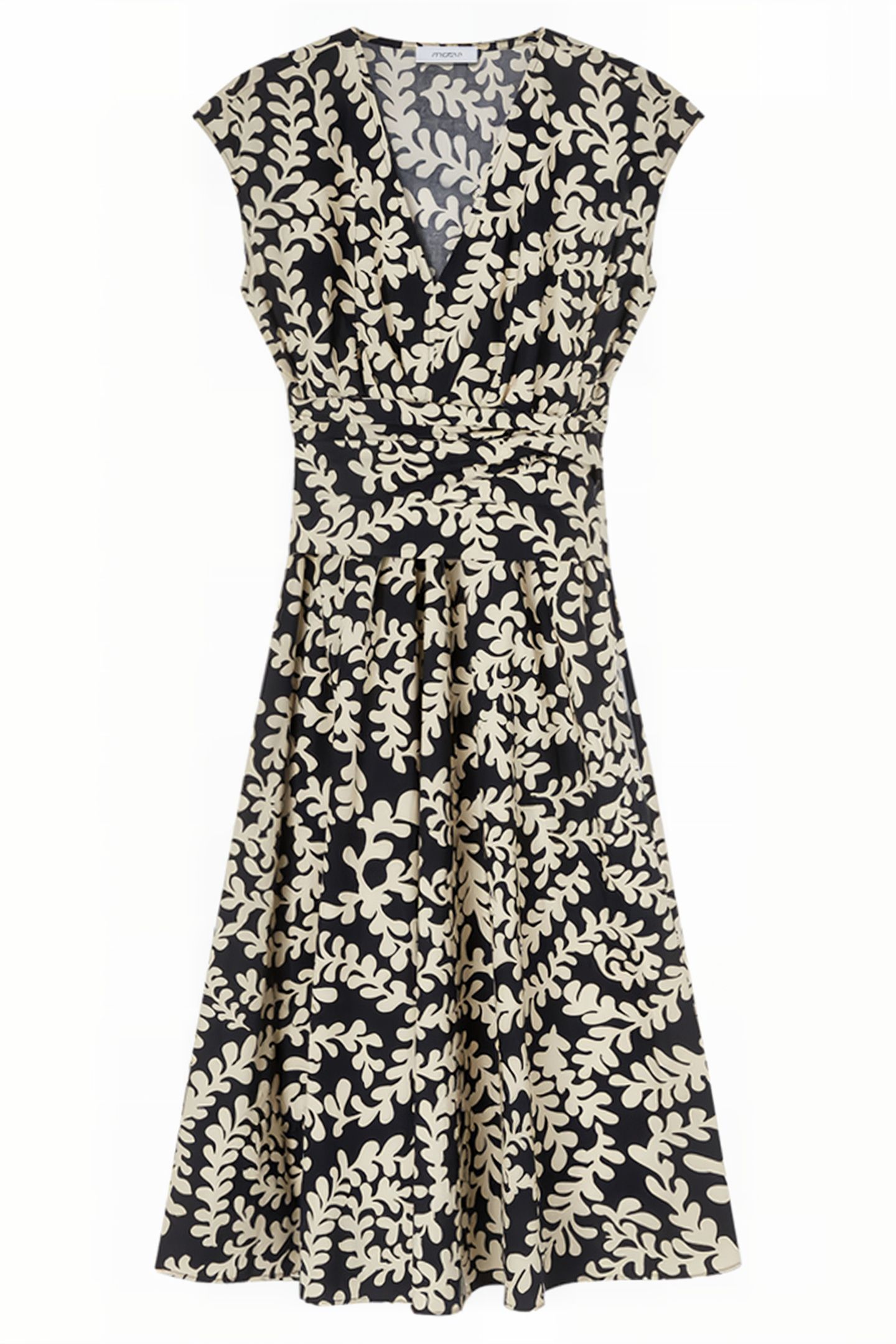 POPLIN MIDI DRESS BLACK 3