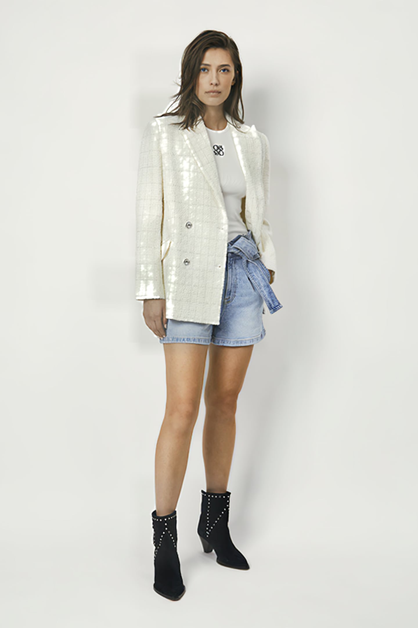 RENOIR BOUCLÉ BLAZER BUTTER CREAM 11