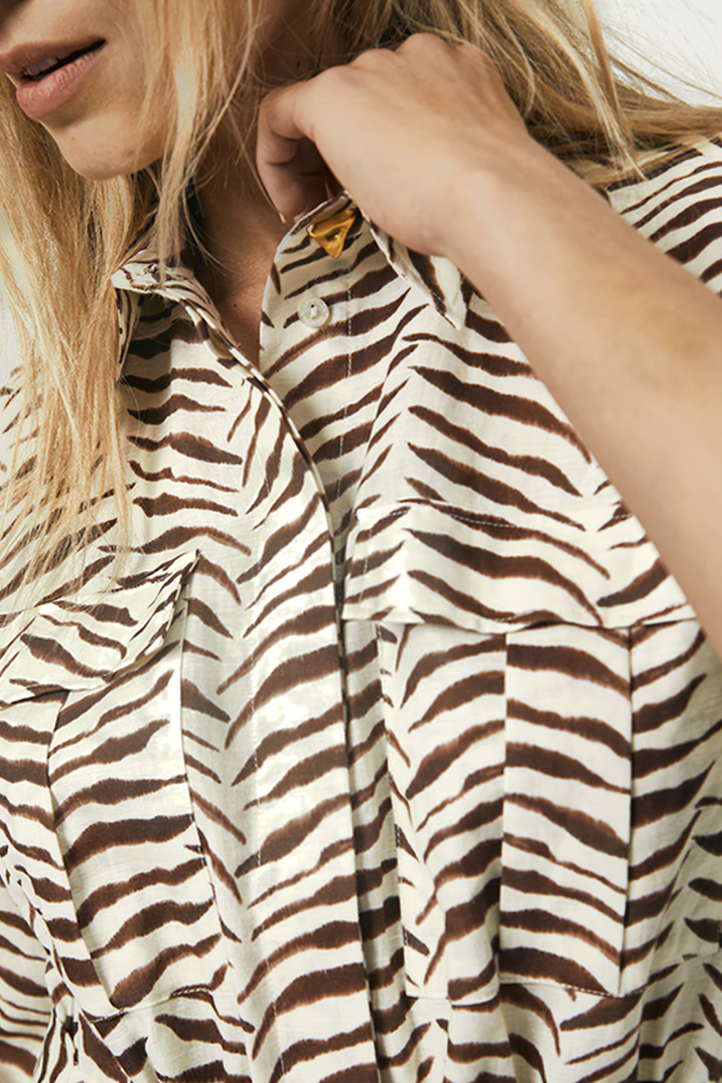 SPECTRE PRINTED SHIRT DRESS MULTICOLOUR 6