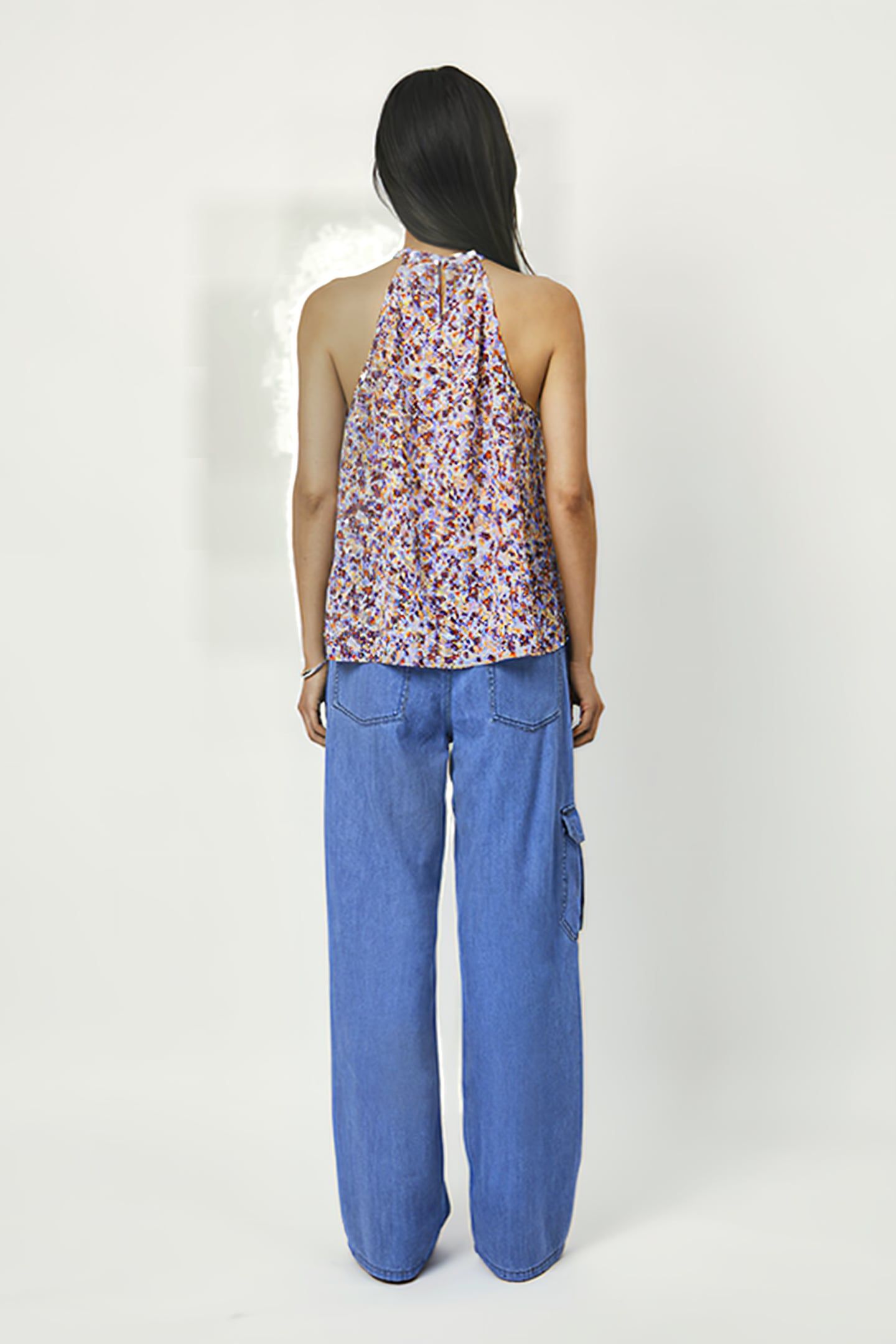 ROWE PRINTED SLEEVELESS TOP MULTICOLOUR 7