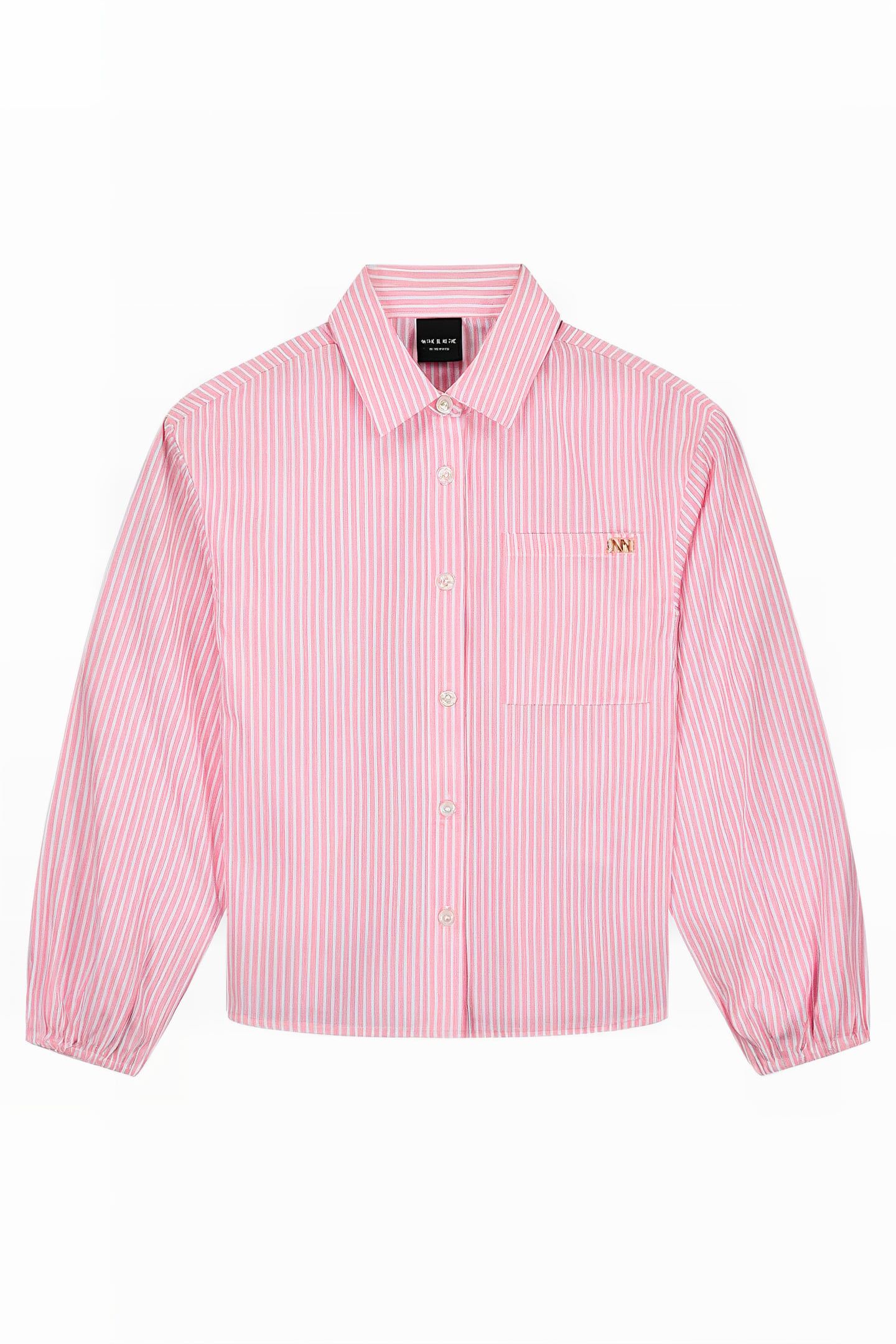 LENA STRIPE BLOUSE LAUREL PINK 1