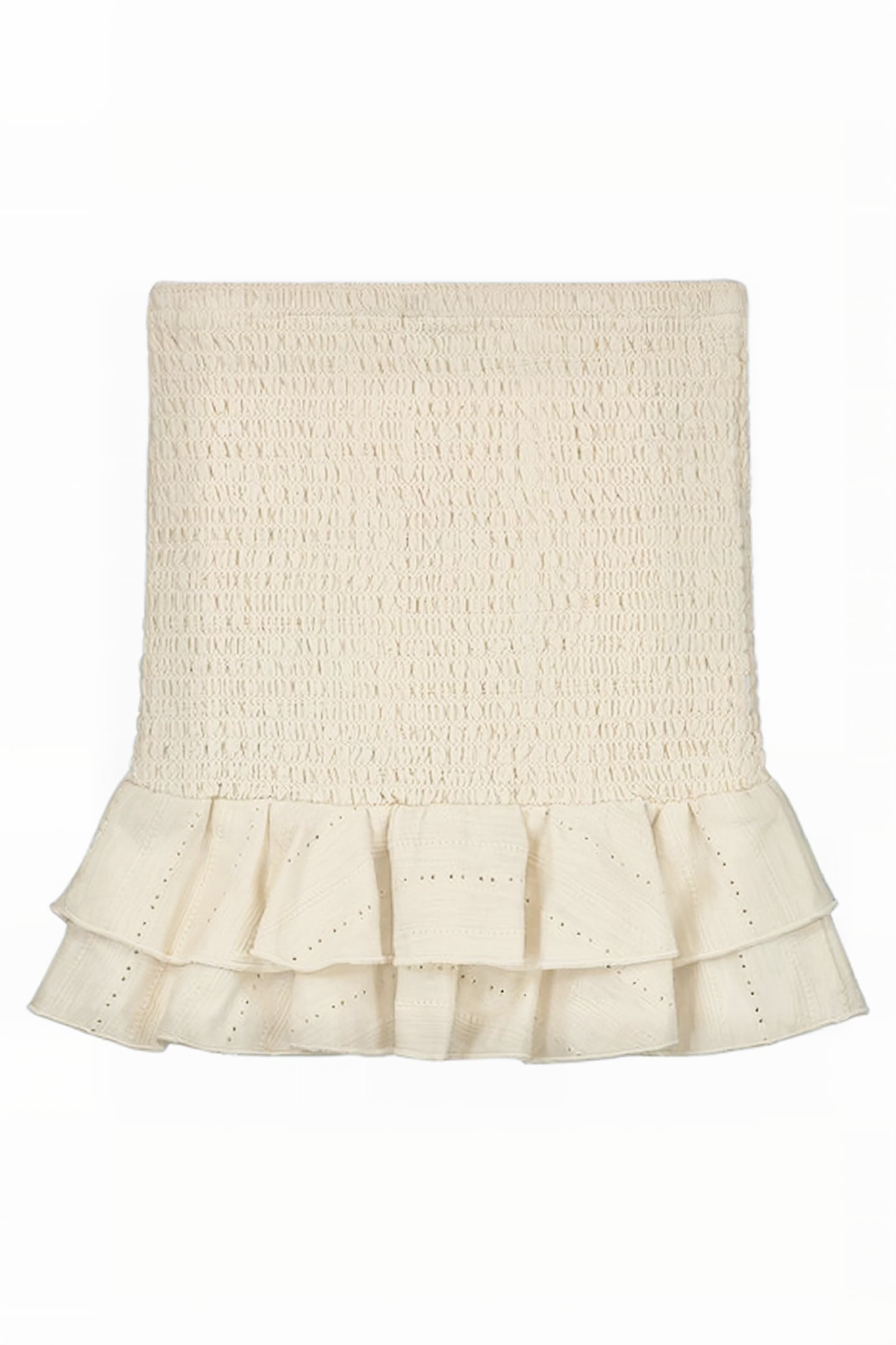 BRODERIE SKIRT WARM DUST 2