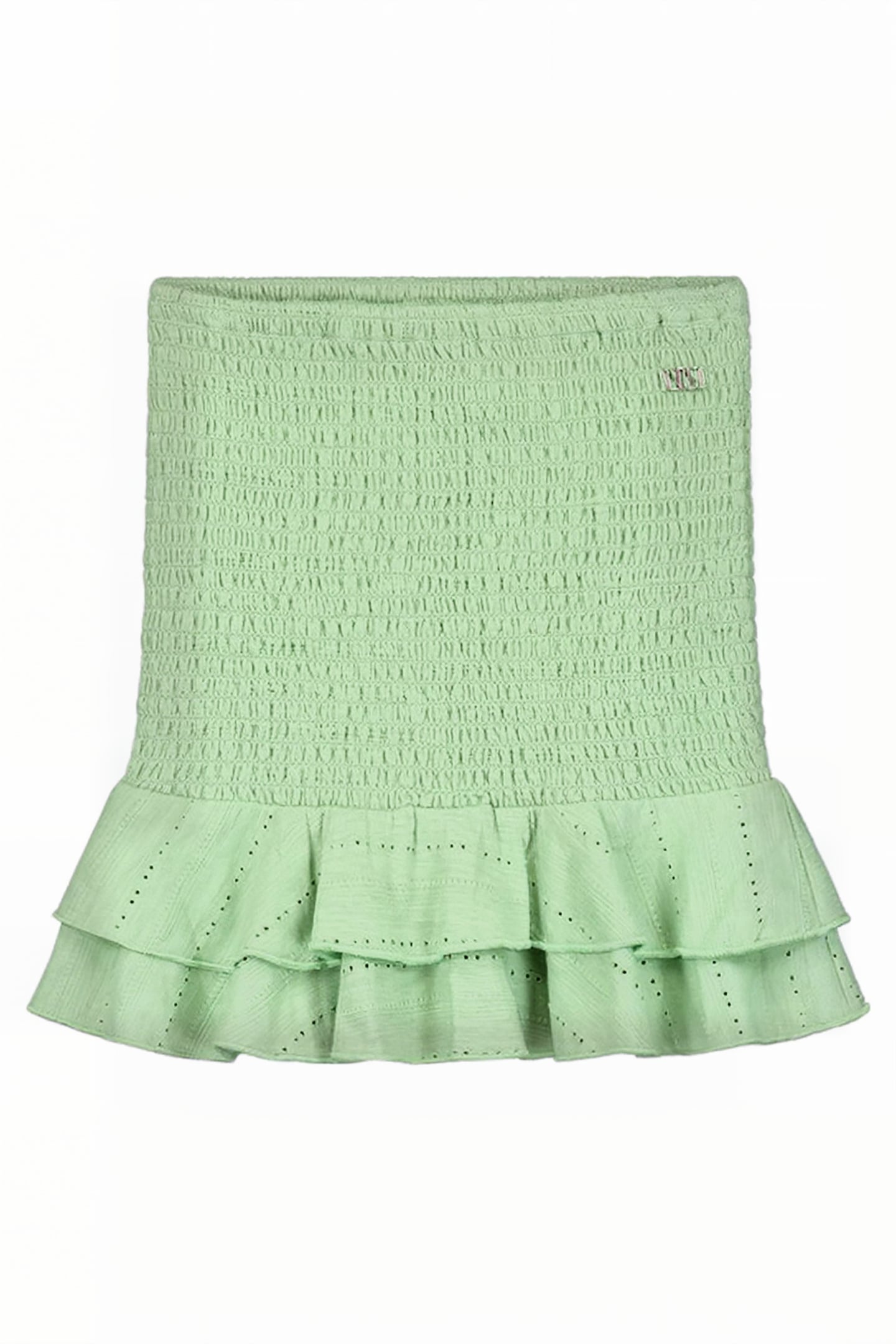 BRODERIE SKIRT MISTY GREEN 1