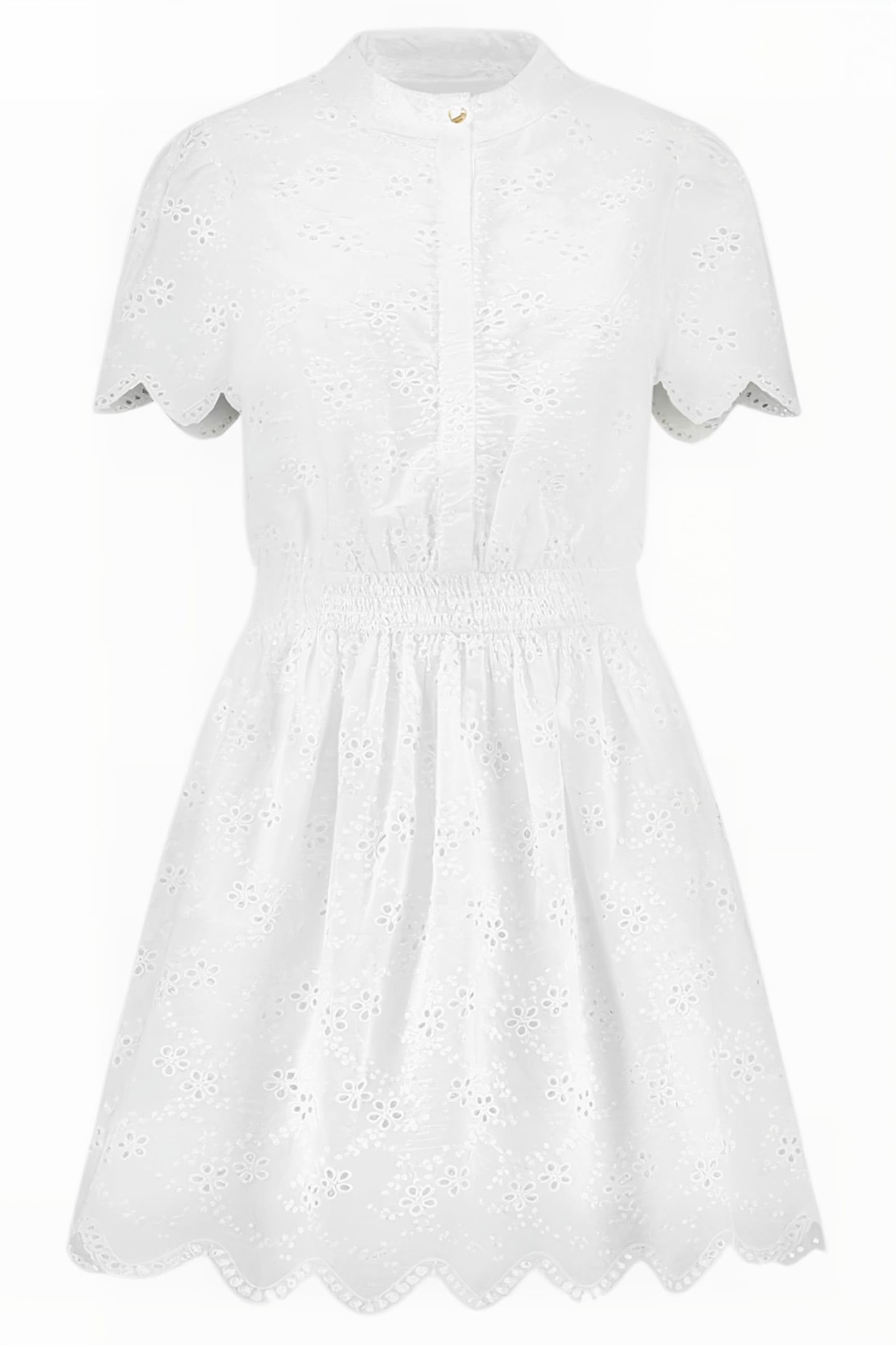REBECY BRODERIE DRESS STAR WHITE 1