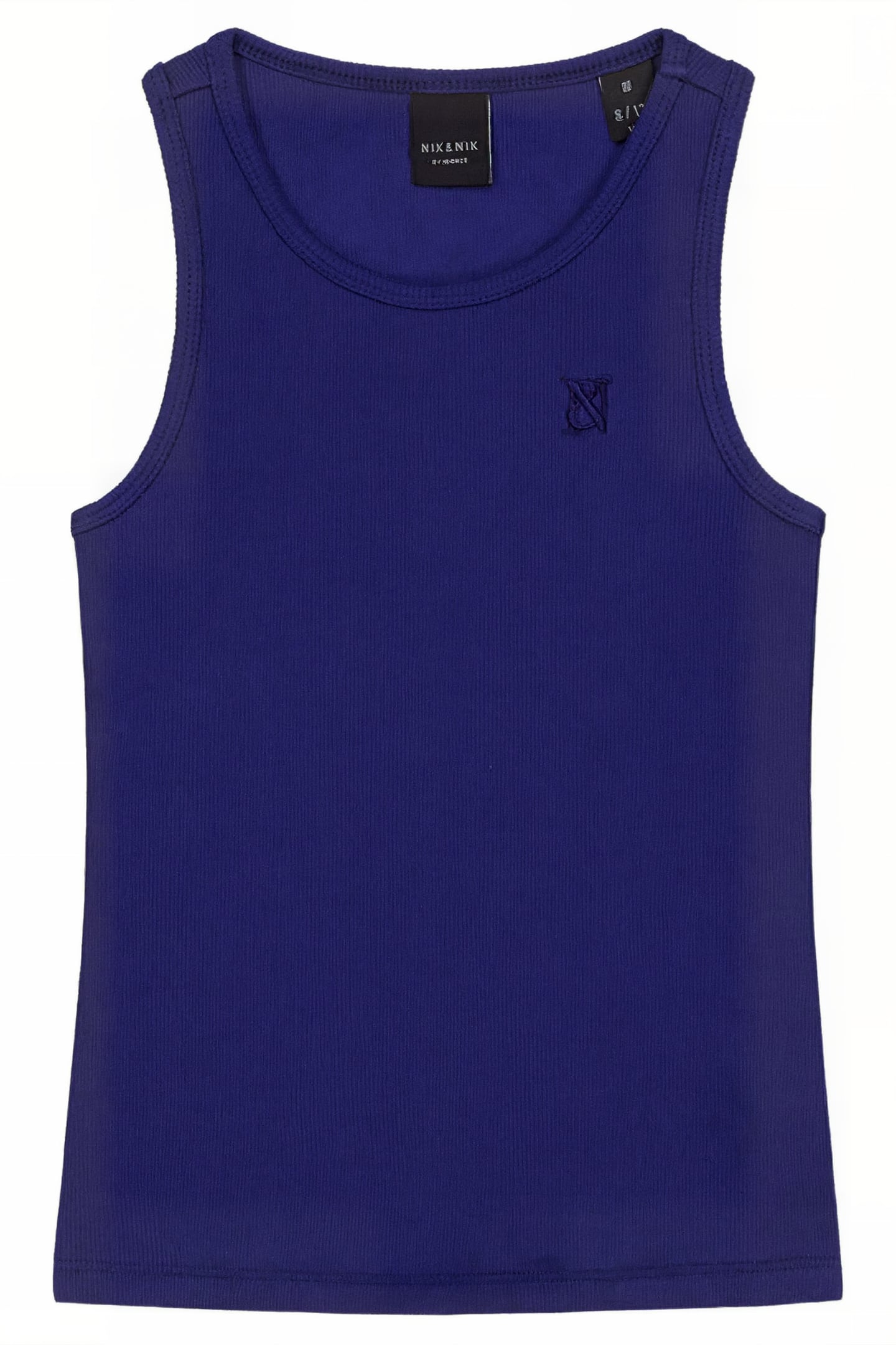 RIB SINGLET MIDNIGHT BLUE 1