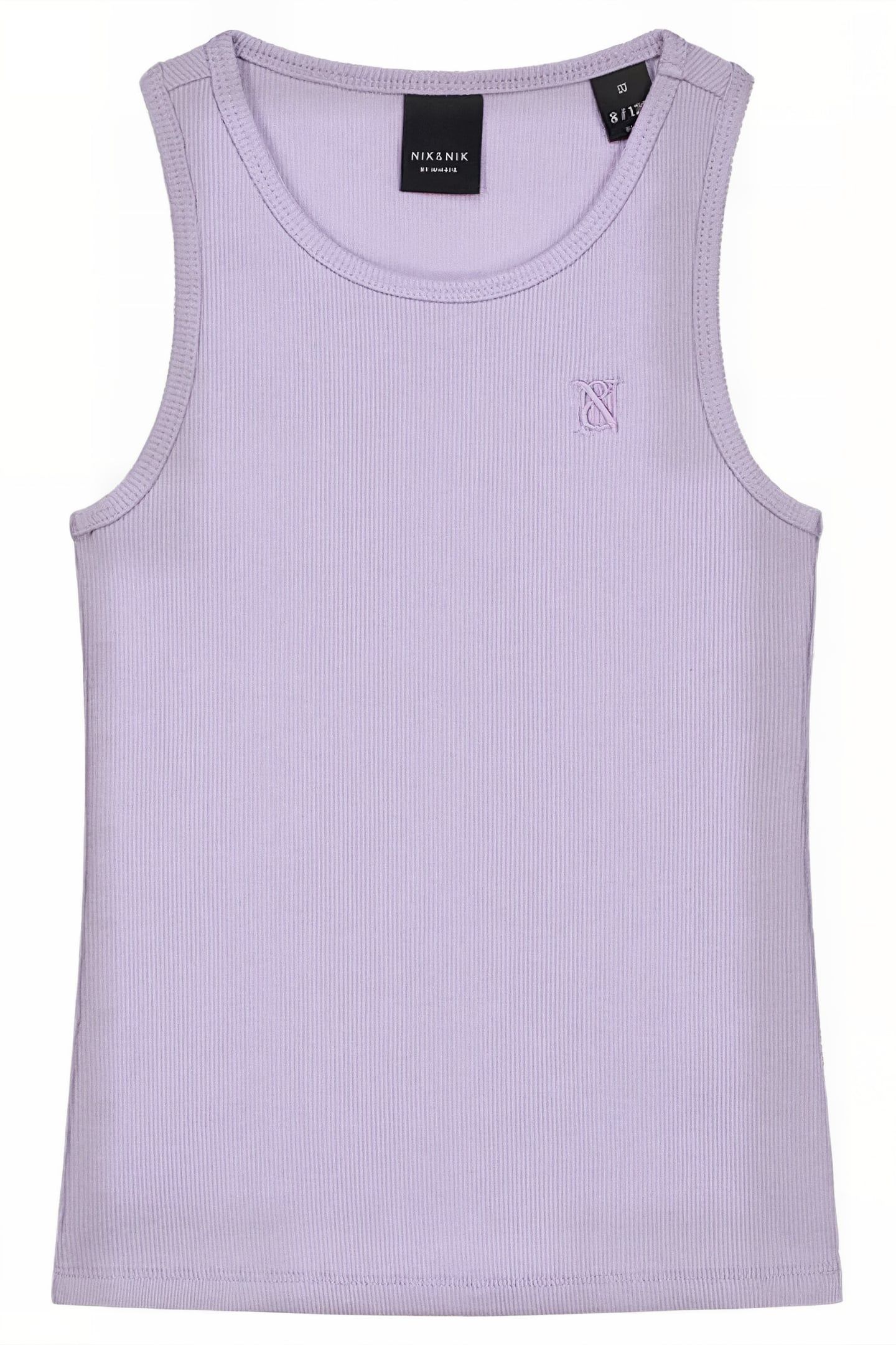 RIB SINGLET LAVENDER GREY 1