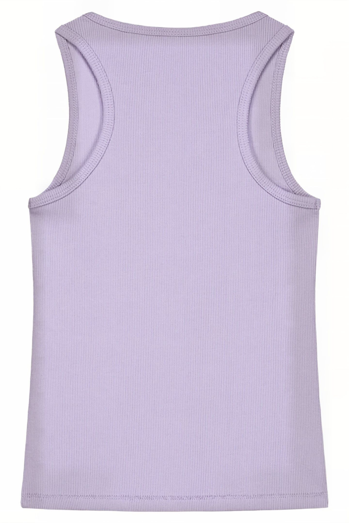 RIB SINGLET LAVENDER GREY 2
