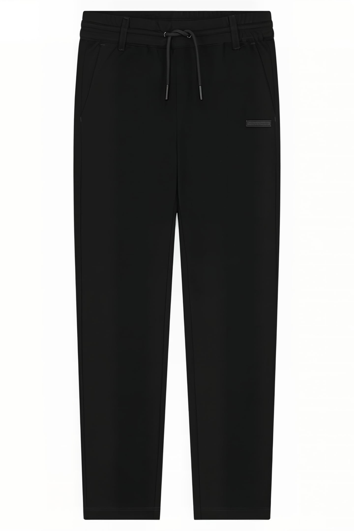 KRISS PIQUE TROUSERS BLACK 1