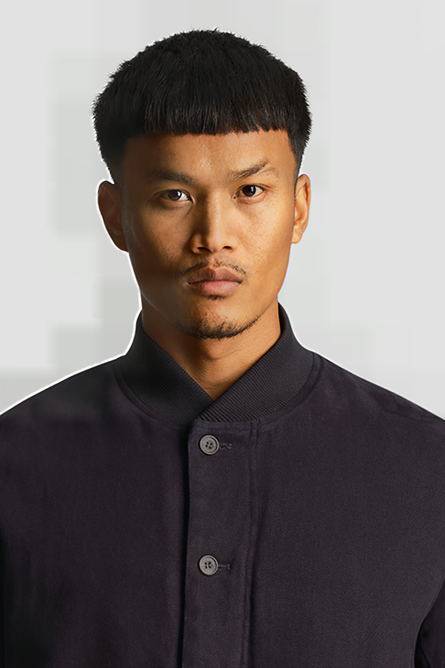 WADDED LOGO JACKET DARK NAVY 5