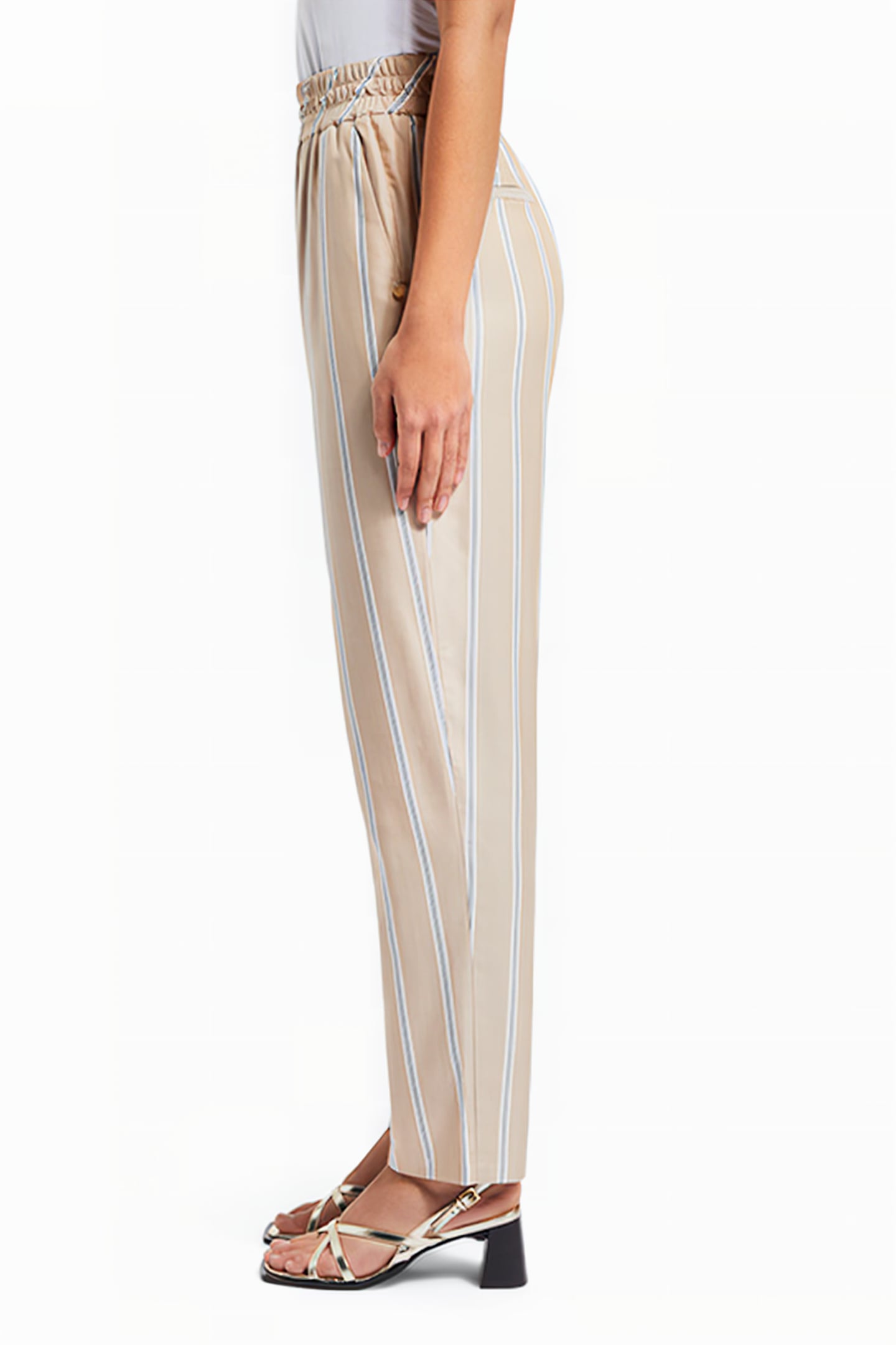 MAIA ROPE STRIPE JACQUARD PANT ROPE STRIPE 6