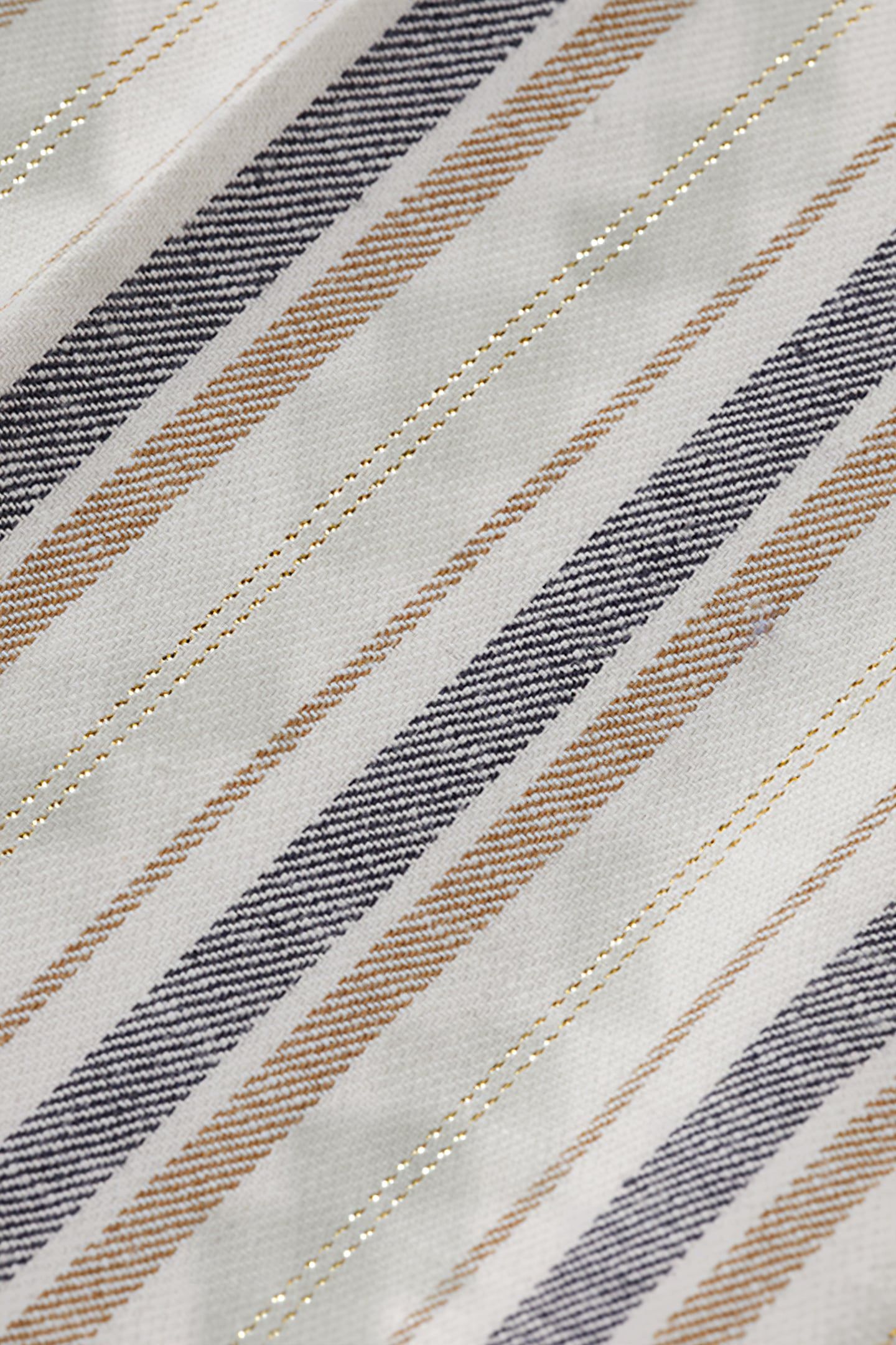 VIOLET LUREX LINEN BLEND PANT LUREX LINEN STRIPE 7