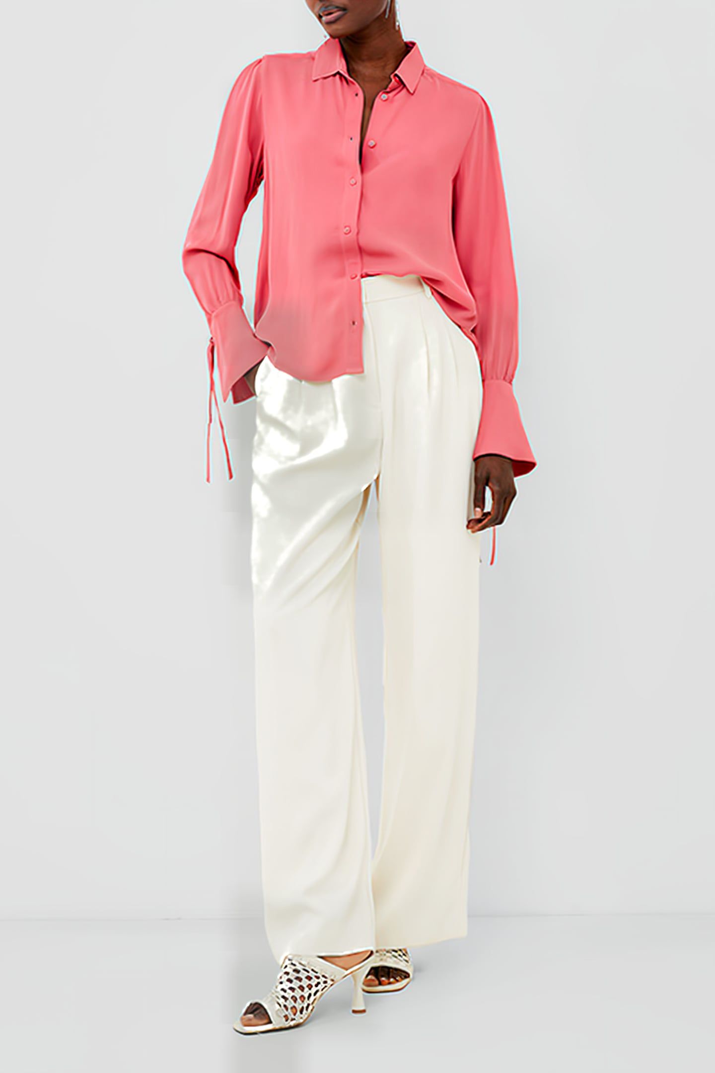 CECILE CREPE SHIRT ROSE KISS 1
