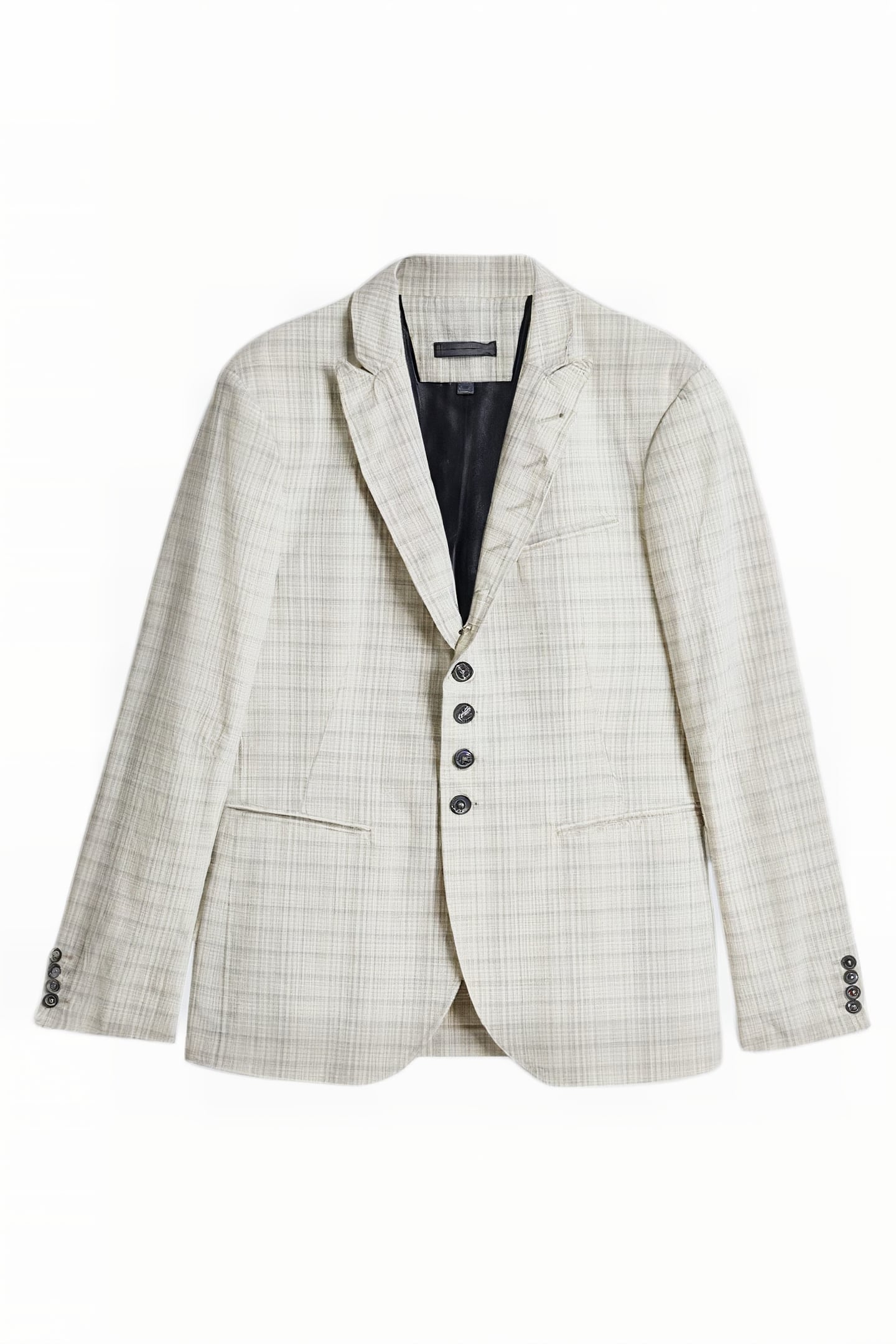 SLIM FIT WIRE INSERTED JACKET ASH 1