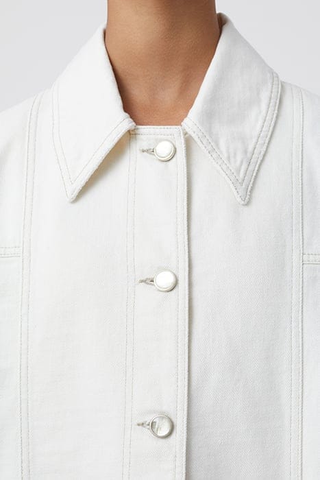JACKET WITH SEAMING DETAILS JACKETS & COATS CREME 5