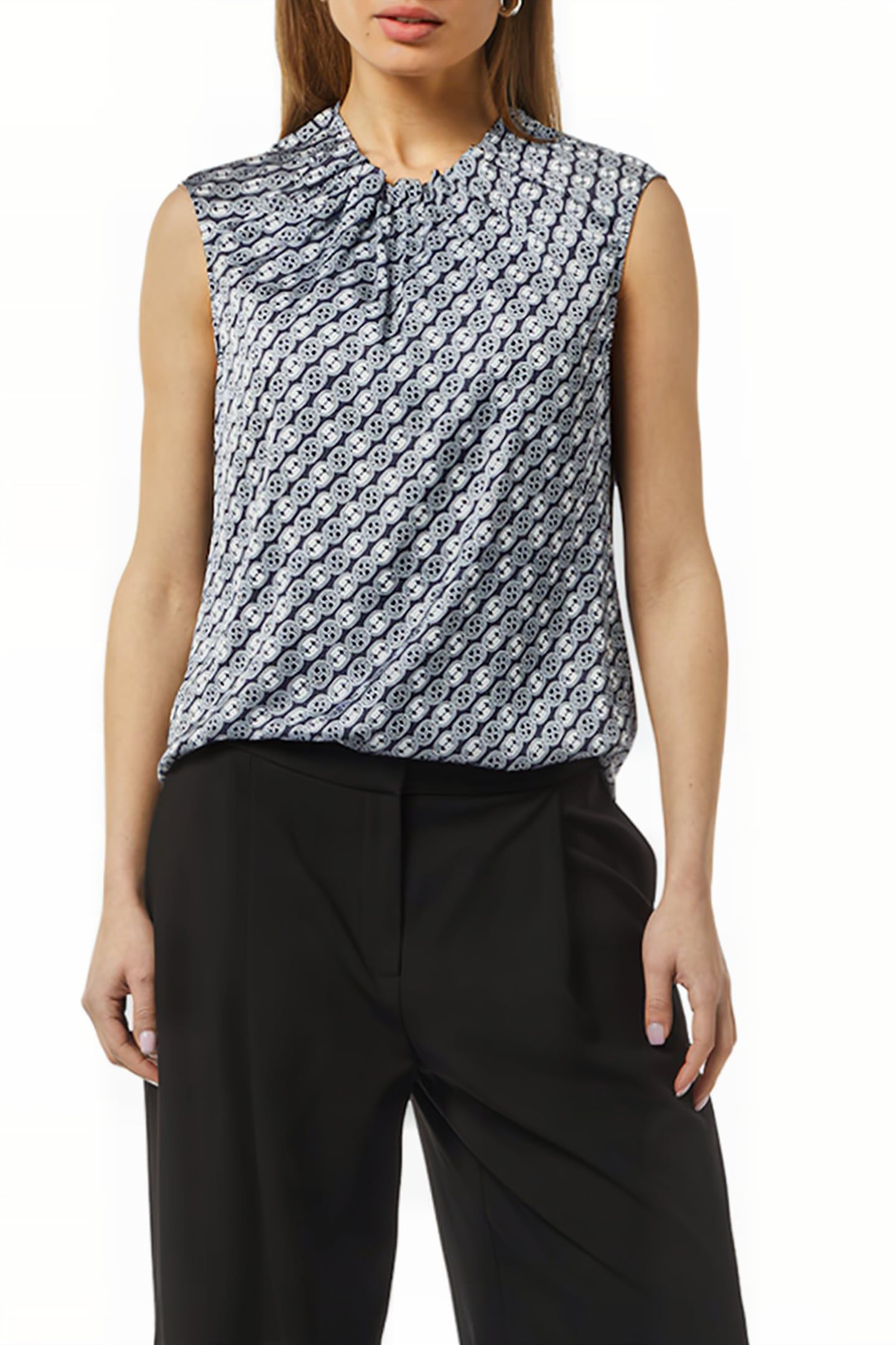 COMMA BLOUSES BLUE-MARINE 1