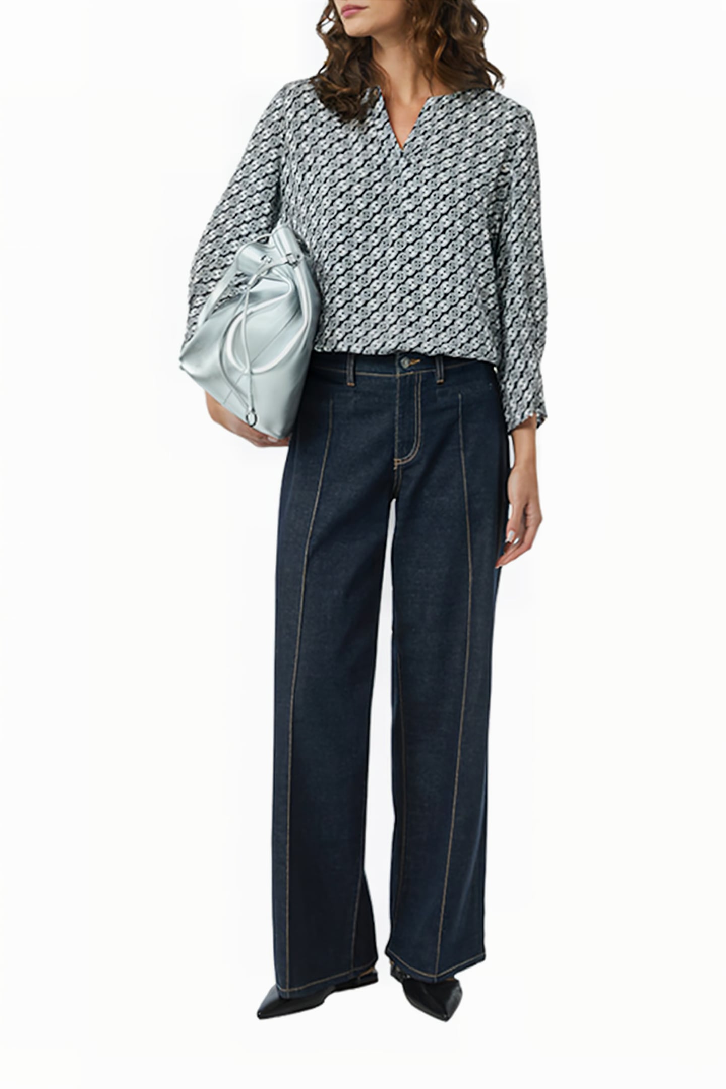 COMMA BLOUSES BLUE-MARINE 1