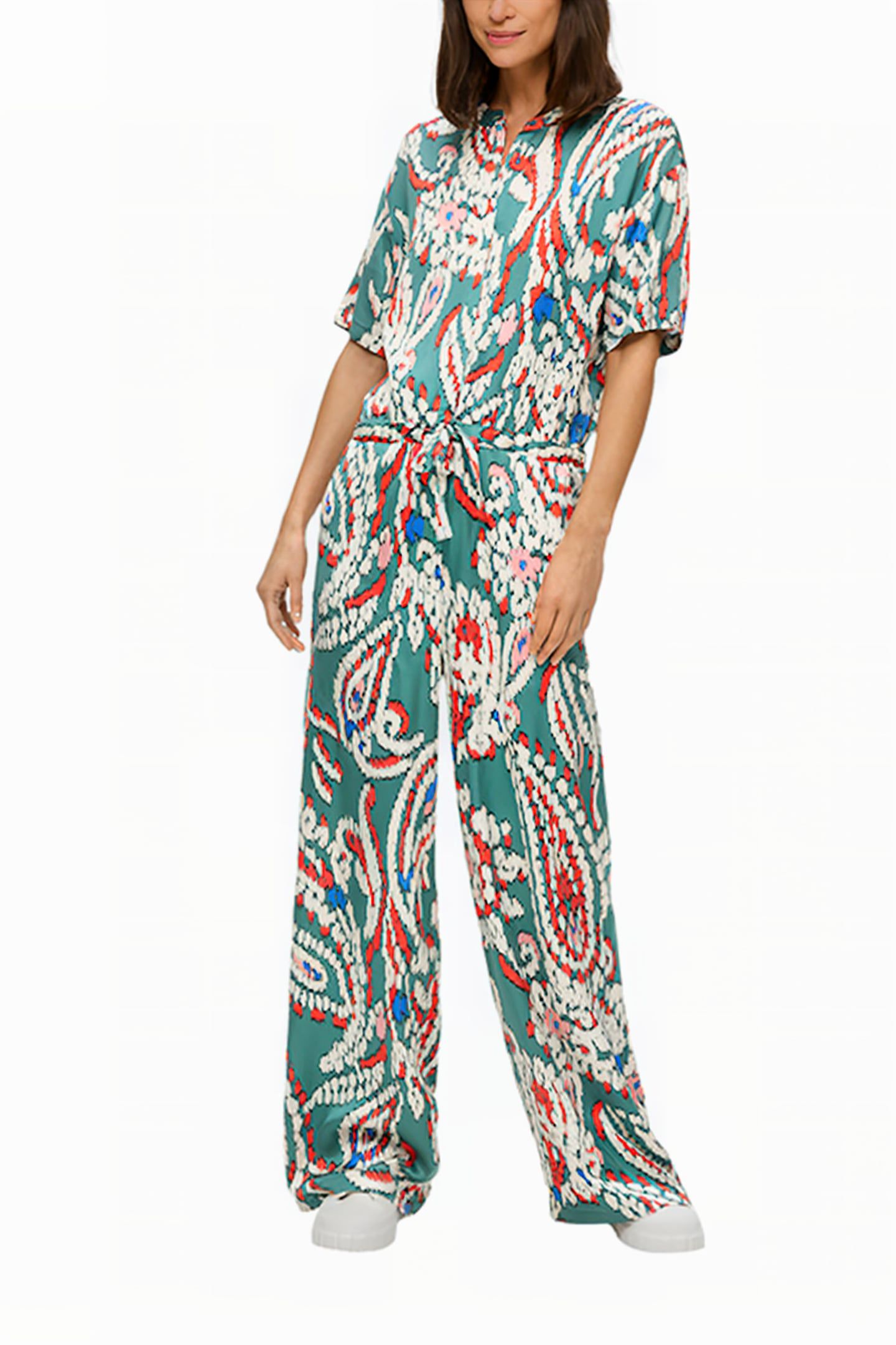 S.OLIVER DRESSES GREEN-AOP 1