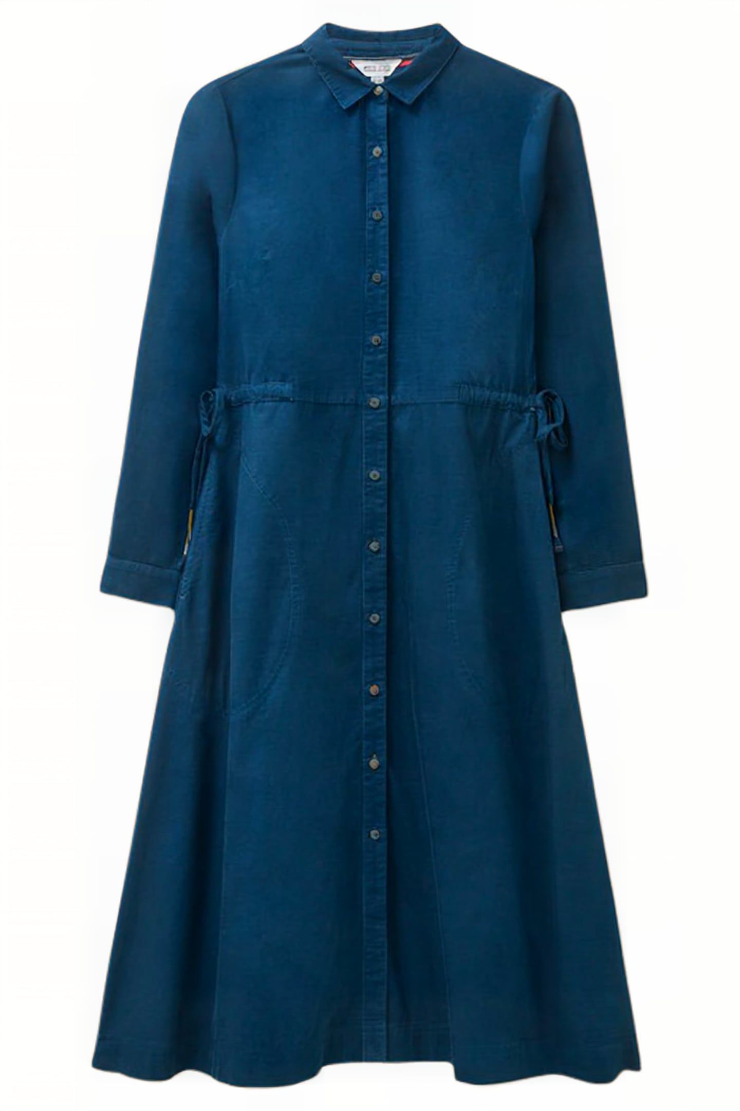 JADE CORD SHIRT DRESS DARK TEAL 3
