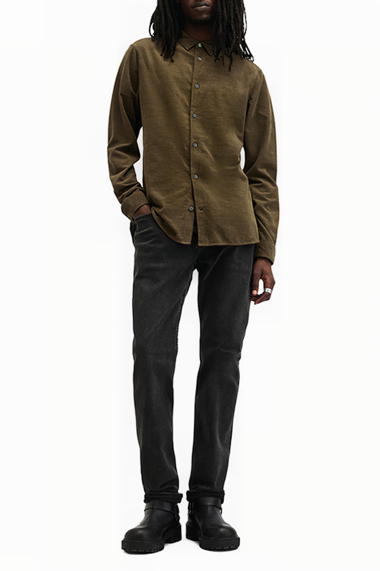 BIRCHWOOD LS SHIRT CAGE BROWN 3