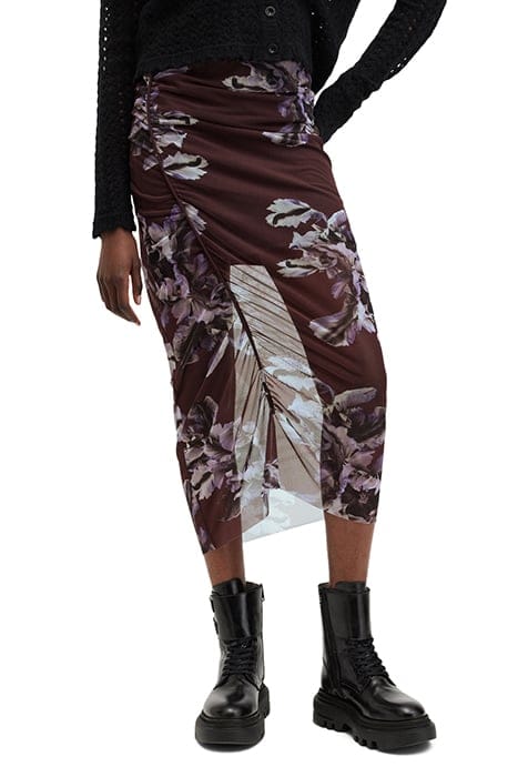 NORA SKIRT MONICA OXBLOOD RED 1
