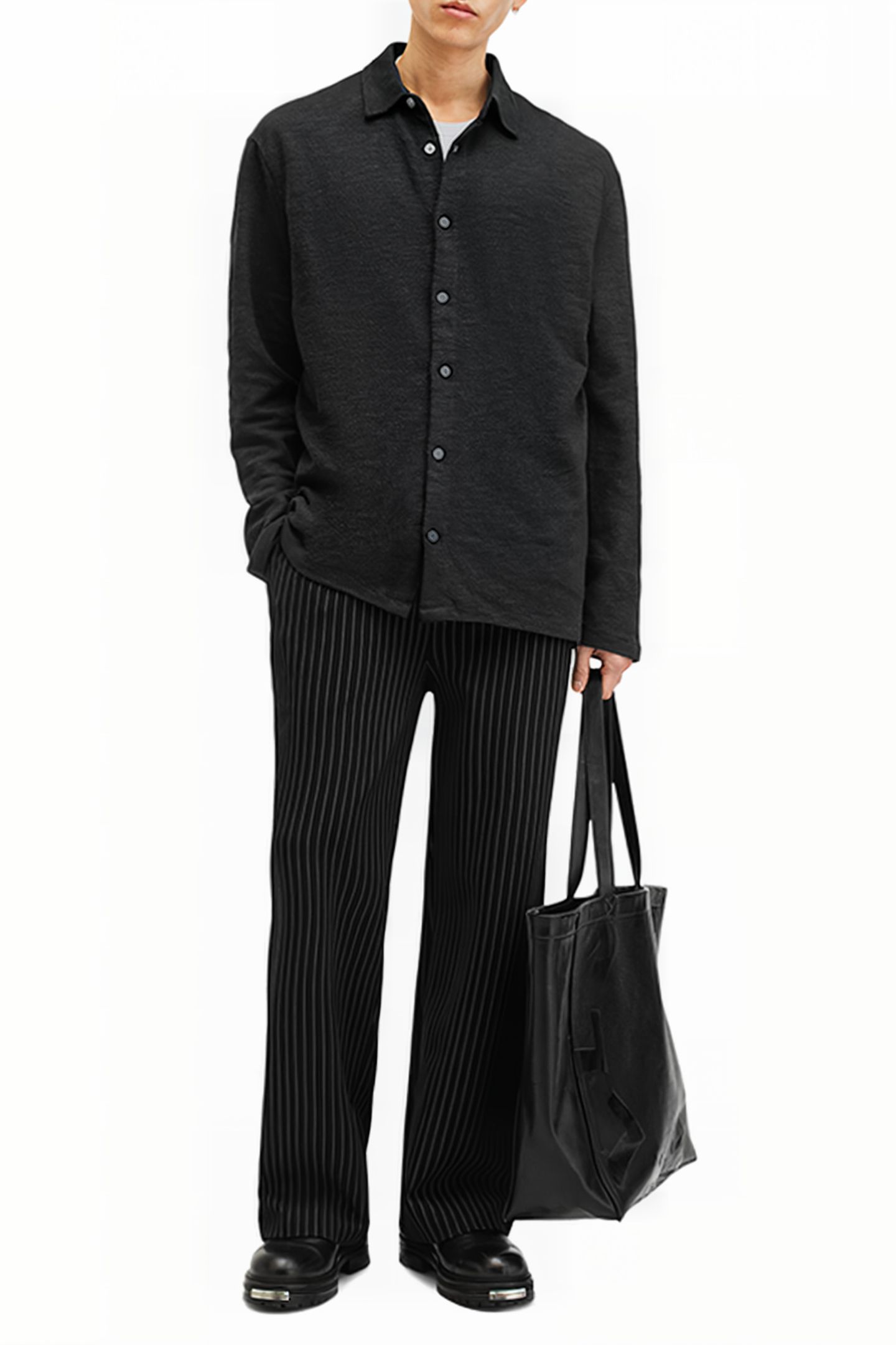 FOSTER LS SHIRT JET BLACK 5