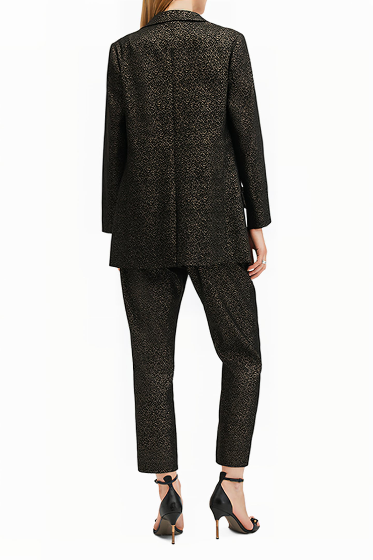 ALEIDA LUX TROUSER BLACK/GOLD 4