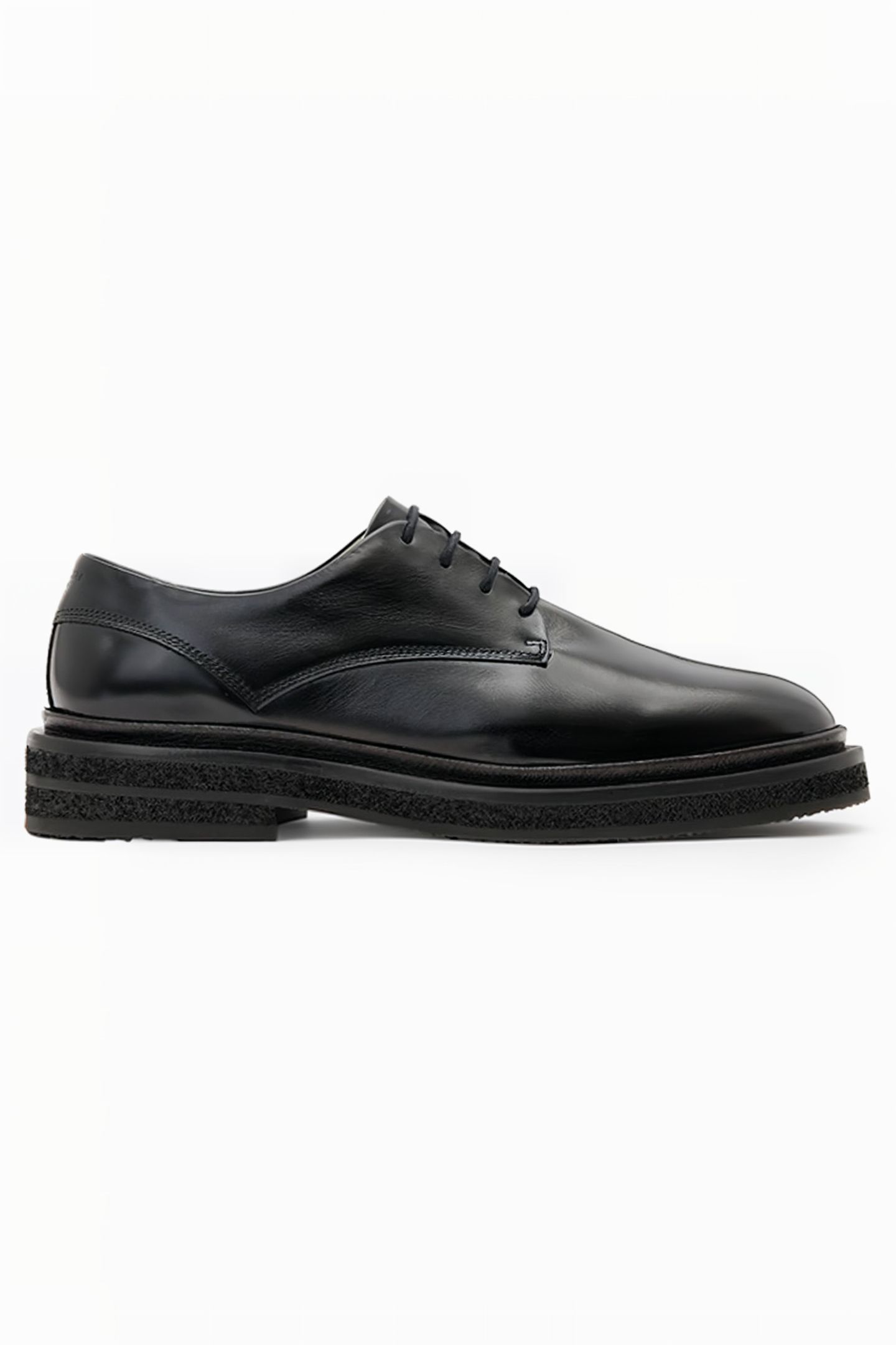 ESCHER LACE UP BLACK SHINE 1