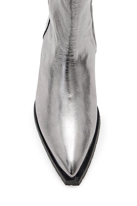 BAZELY METALLIC BOOT GUNMETAL GREY 4