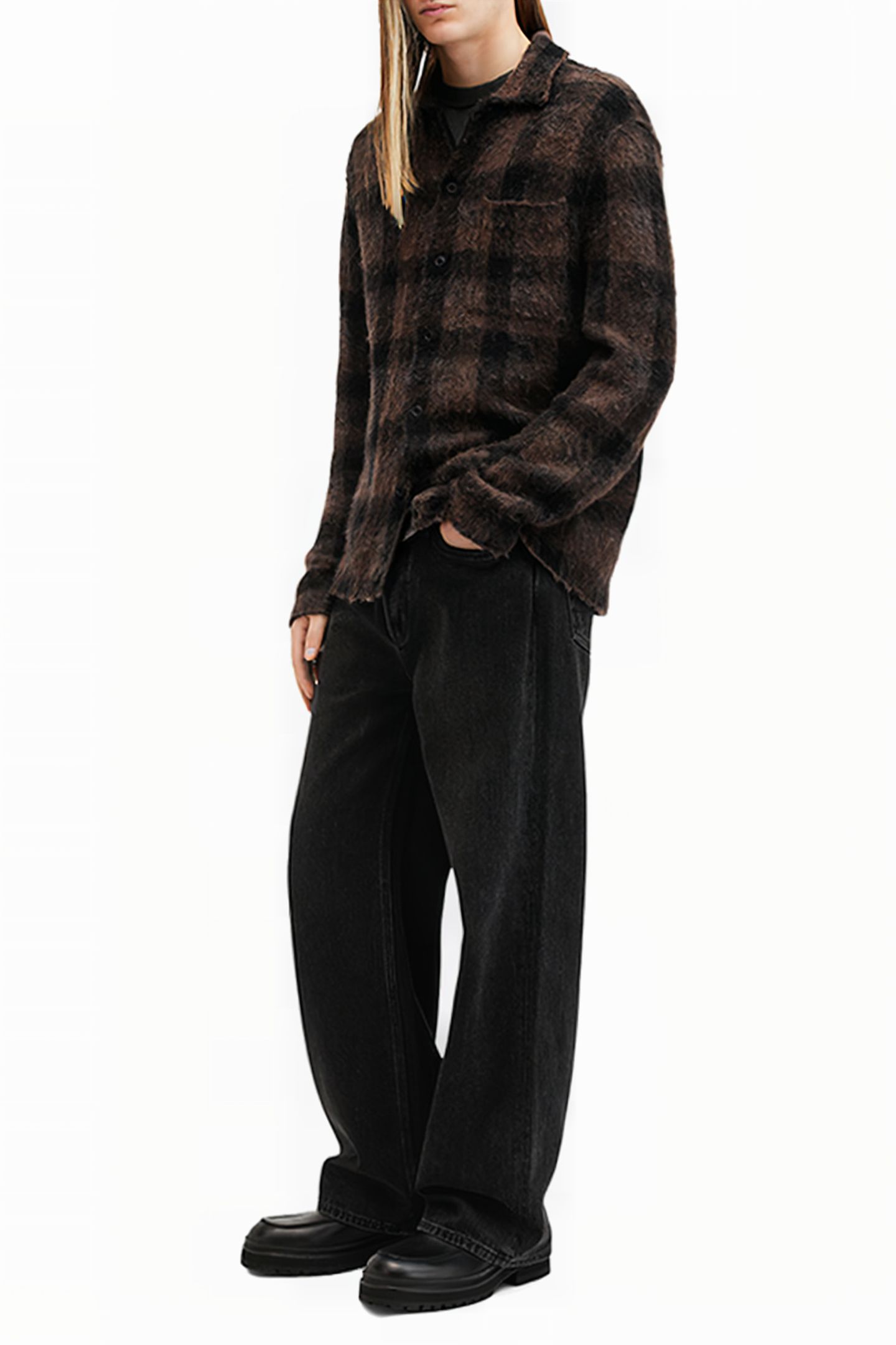 ASH CARDIGAN BROWN/BLACK 6