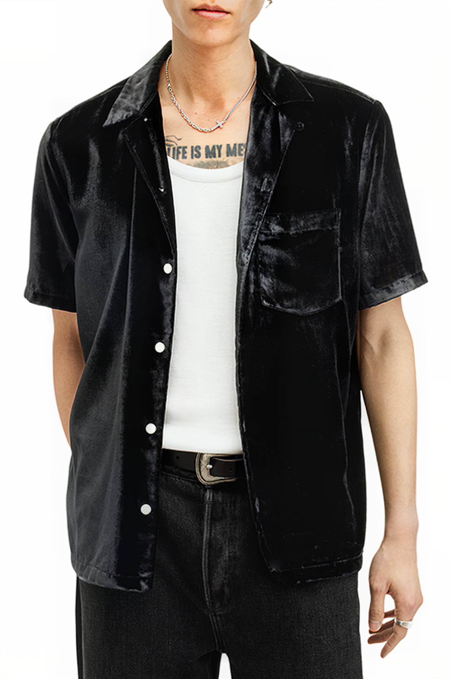 RUNA SS SHIRT JET BLACK 5