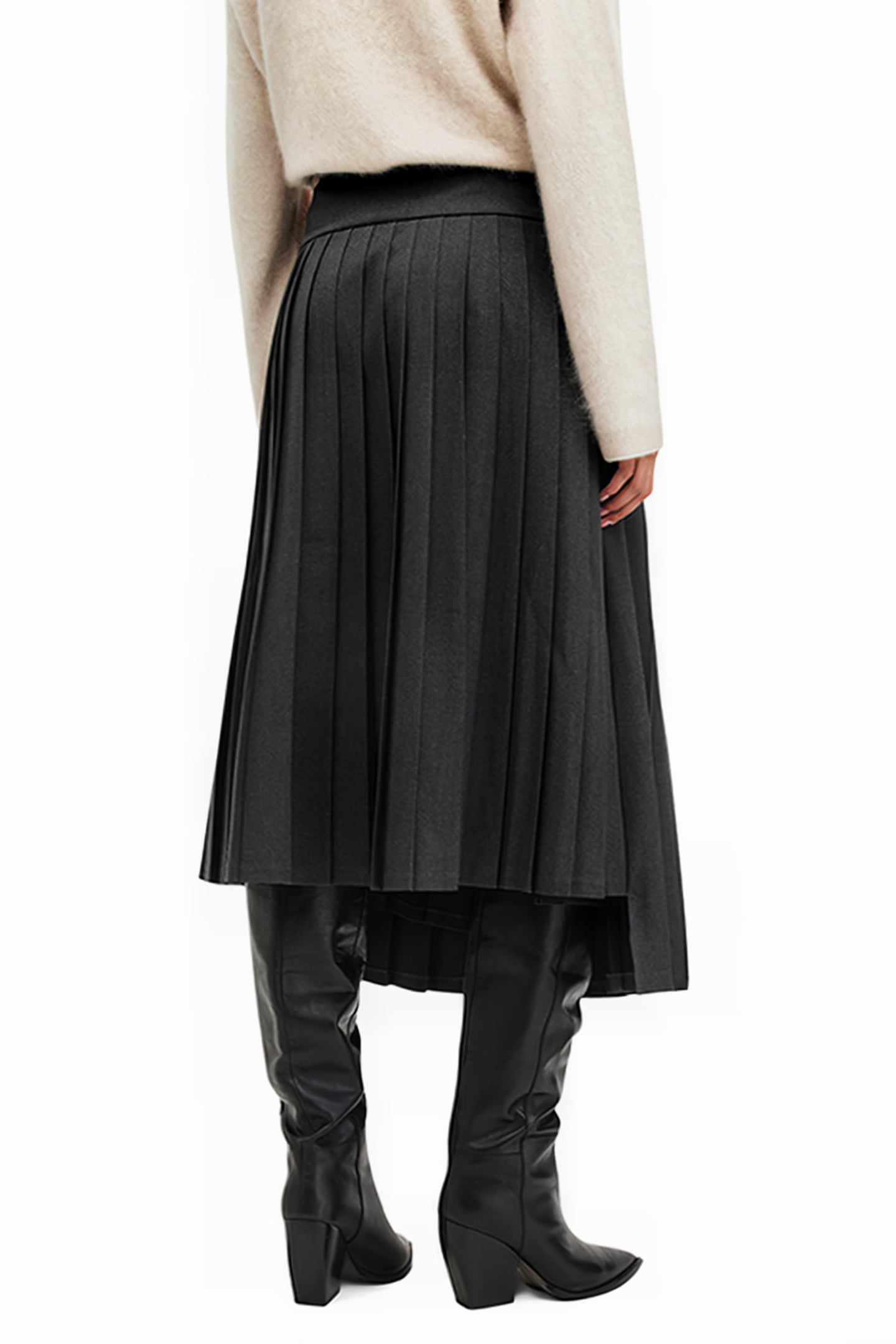KAYA SKIRT CHARCOAL GREY 2