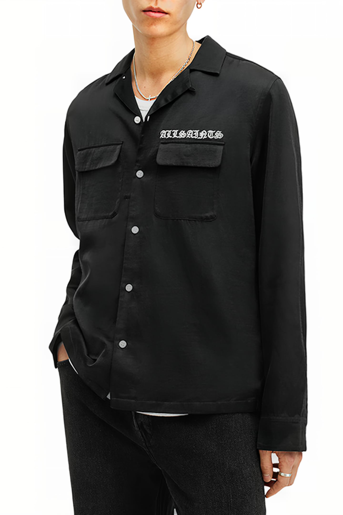 TROYA LS SHIRT JET BLACK 6