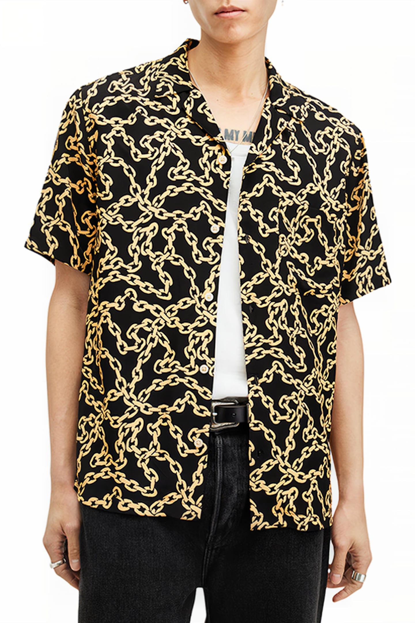 LINK SS SHIRT JET BLACK 1