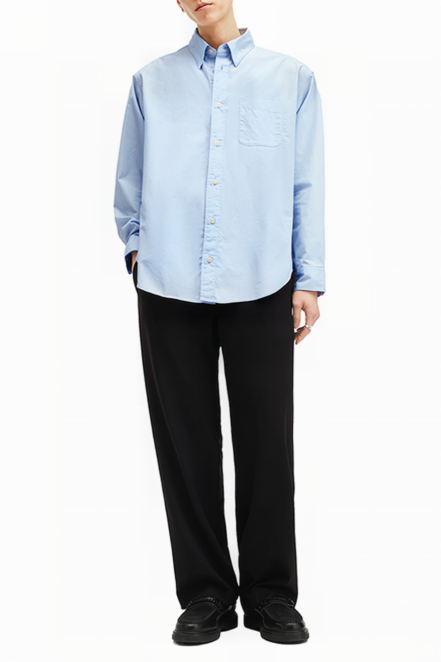 SUTTA LS SHIRT BETHEL BLUE 3