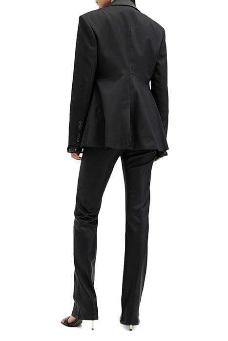 HALDAN SLIM BOOTCUT COATED BLACK 4