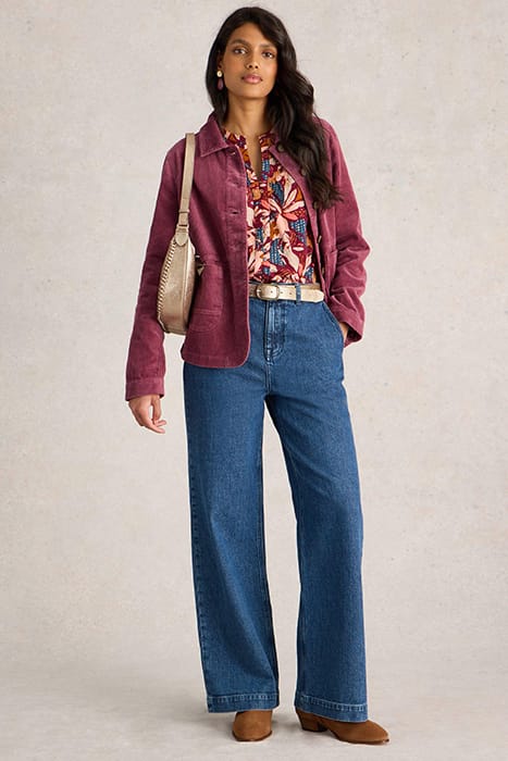 CARRIE CORD JACKET DUSTY PINK 1