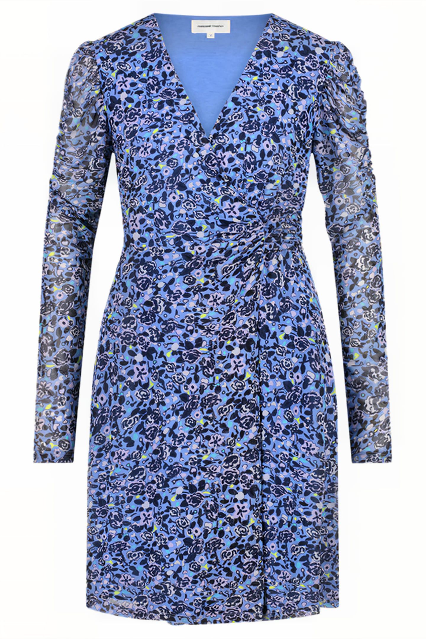 FLAKE DRESS VIOLETTA/BLACK 3